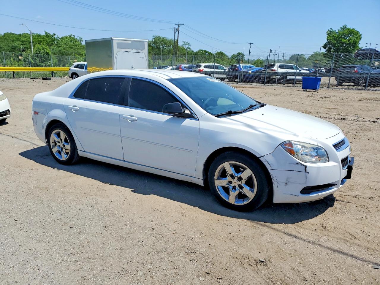 2012 Chevrolet Malibu 1lt White vin: 1G1ZA5EU6CF398354