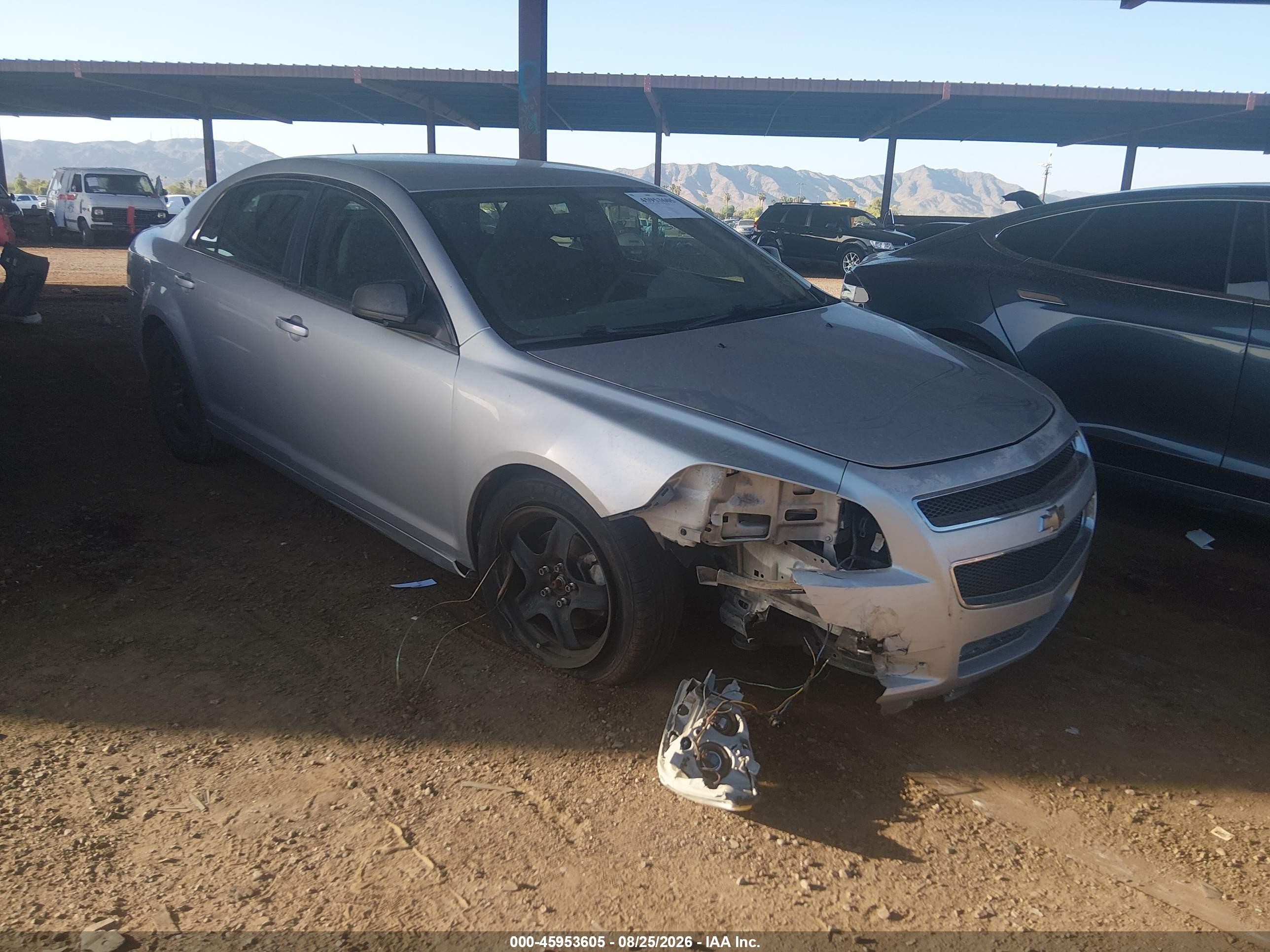2011 Chevrolet Malibu Ls Silver vin: 1G1ZA5EU7BF110128