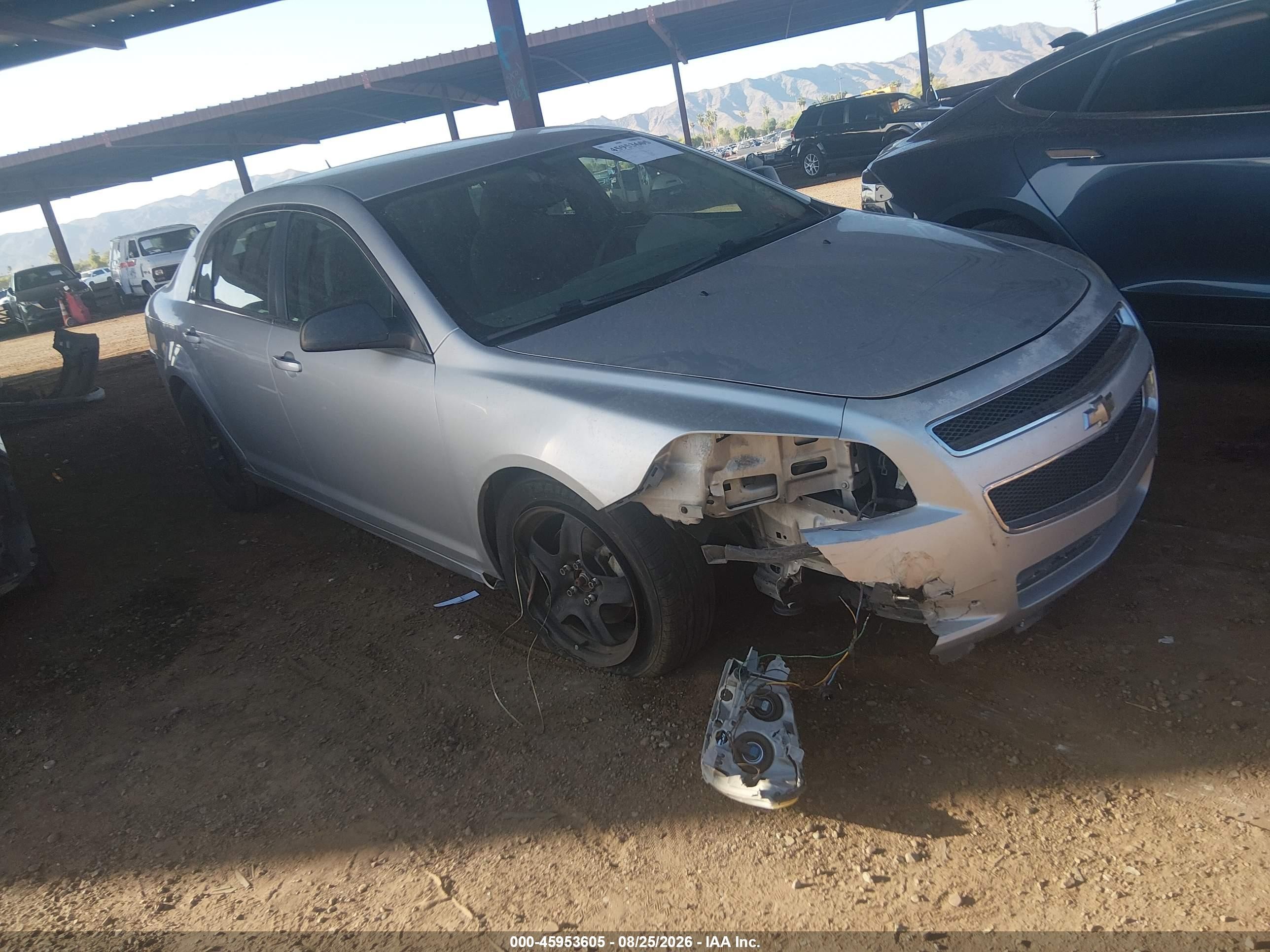 2011 Chevrolet Malibu Ls Silver vin: 1G1ZA5EU7BF110128
