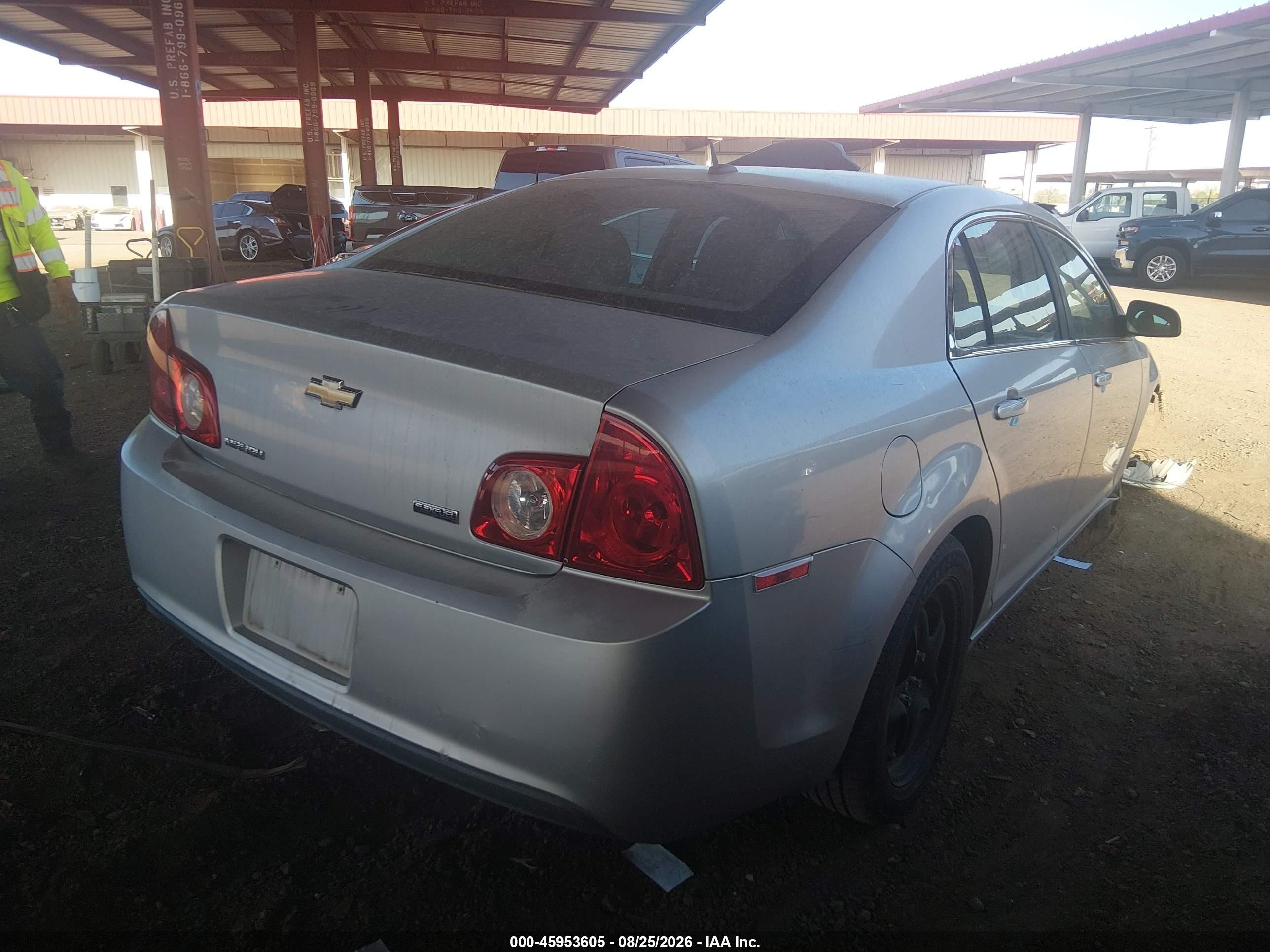 2011 Chevrolet Malibu Ls Silver vin: 1G1ZA5EU7BF110128