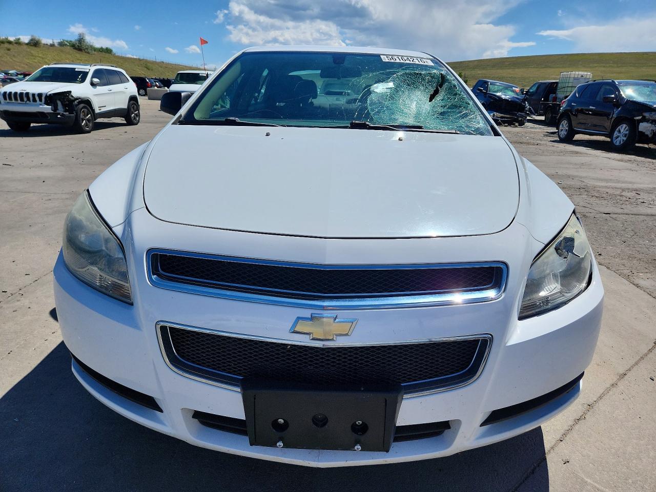 2012 Chevrolet Malibu Ls White vin: 1G1ZA5EU7CF384883