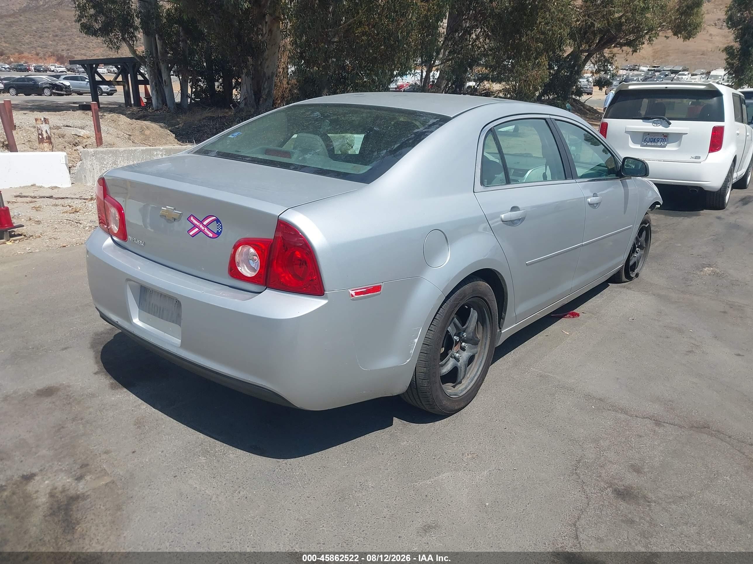2012 Chevrolet Malibu Ls Silver vin: 1G1ZA5EU7CF394149