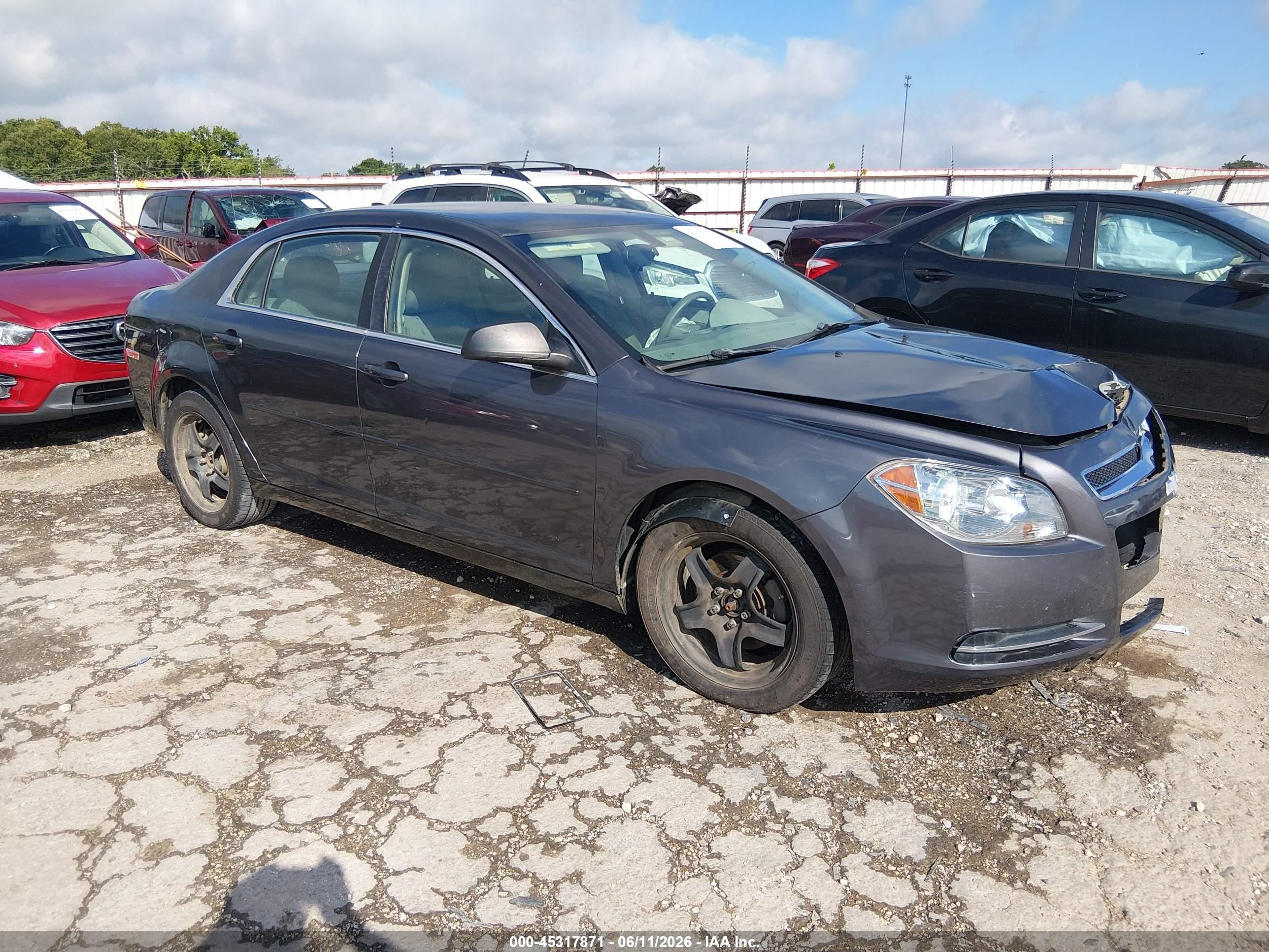 2012 Chevrolet Malibu Ls Gray vin: 1G1ZA5EU7CF395074