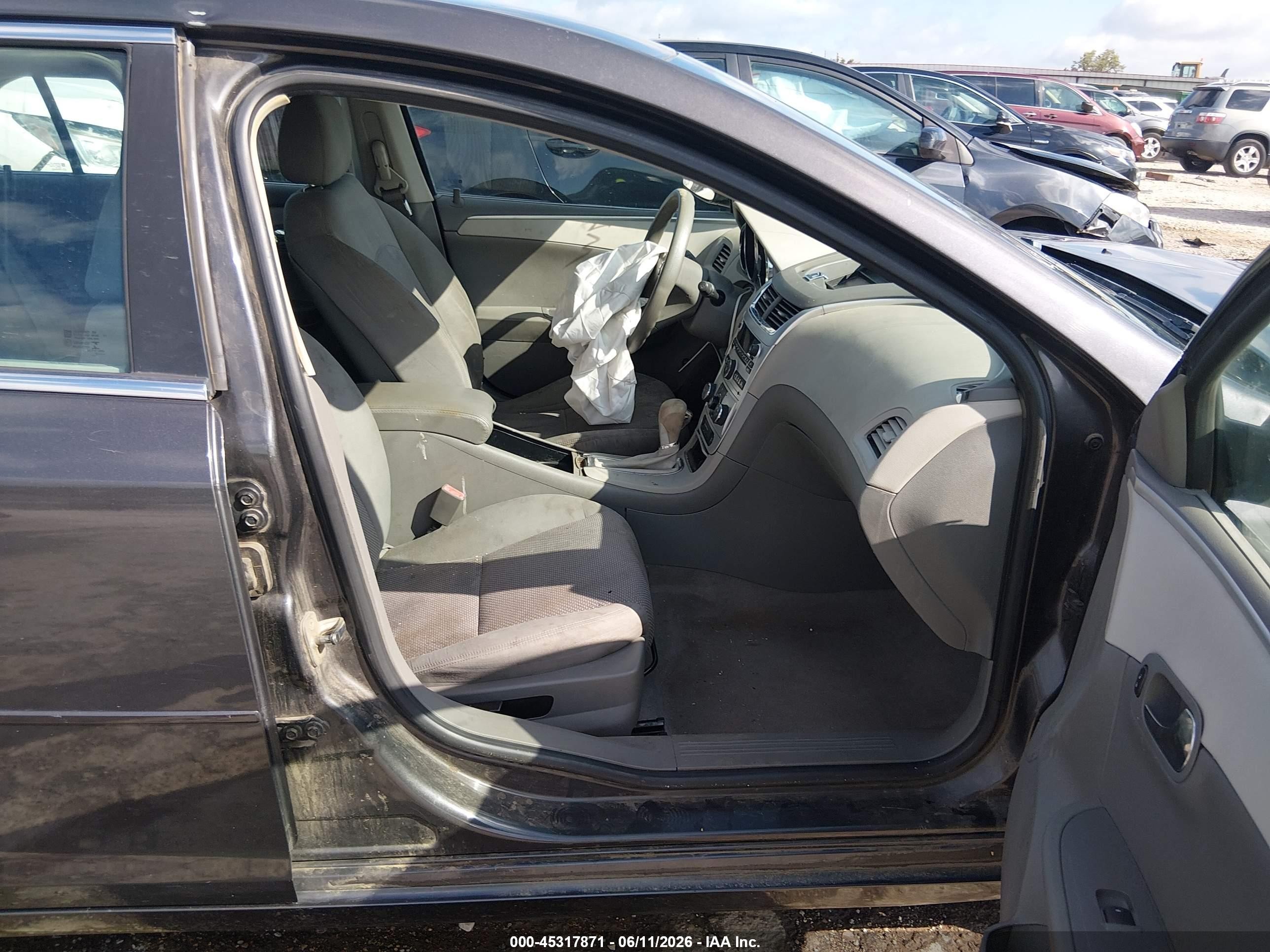 2012 Chevrolet Malibu Ls Gray vin: 1G1ZA5EU7CF395074