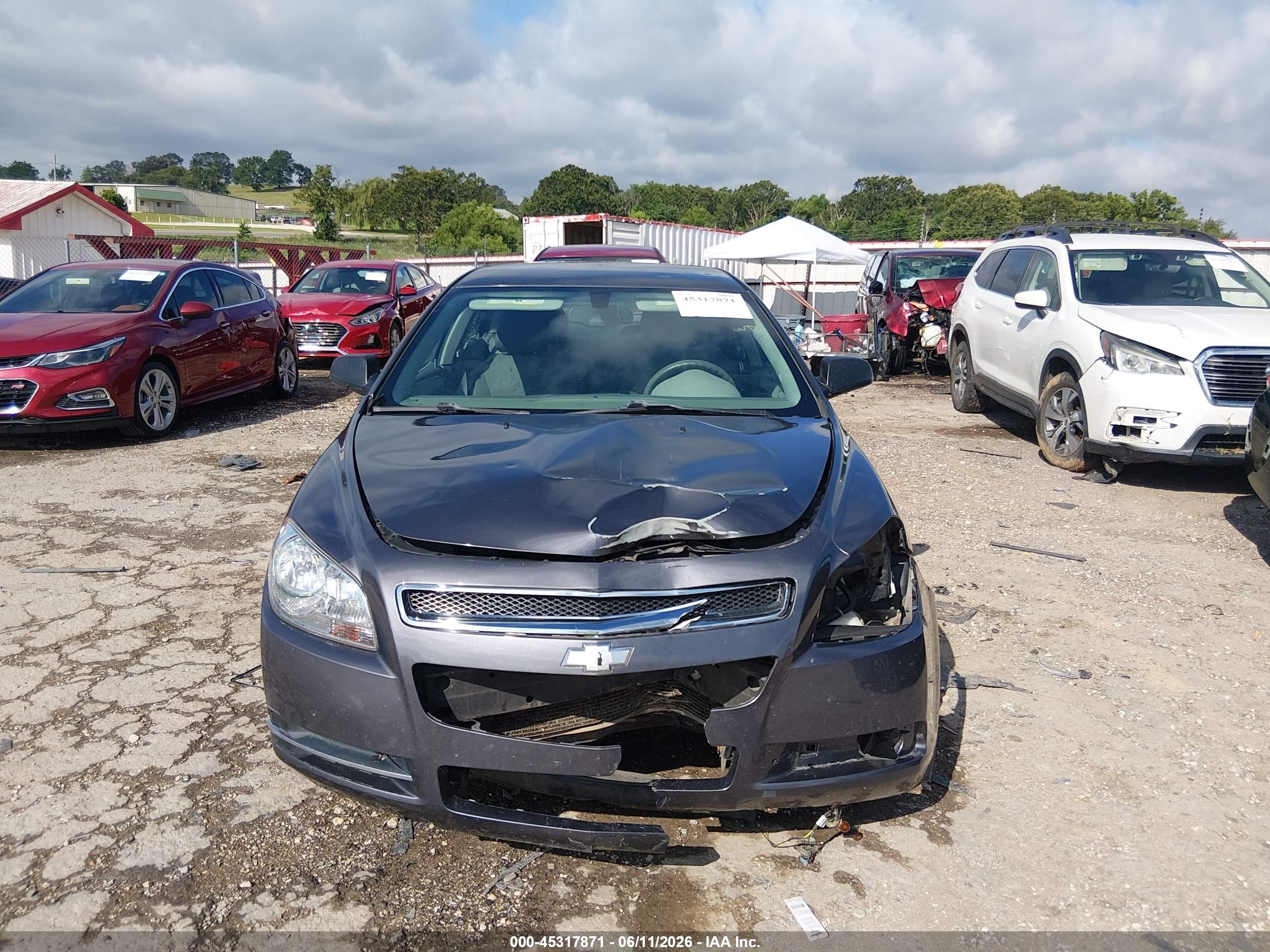 2012 Chevrolet Malibu Ls Gray vin: 1G1ZA5EU7CF395074