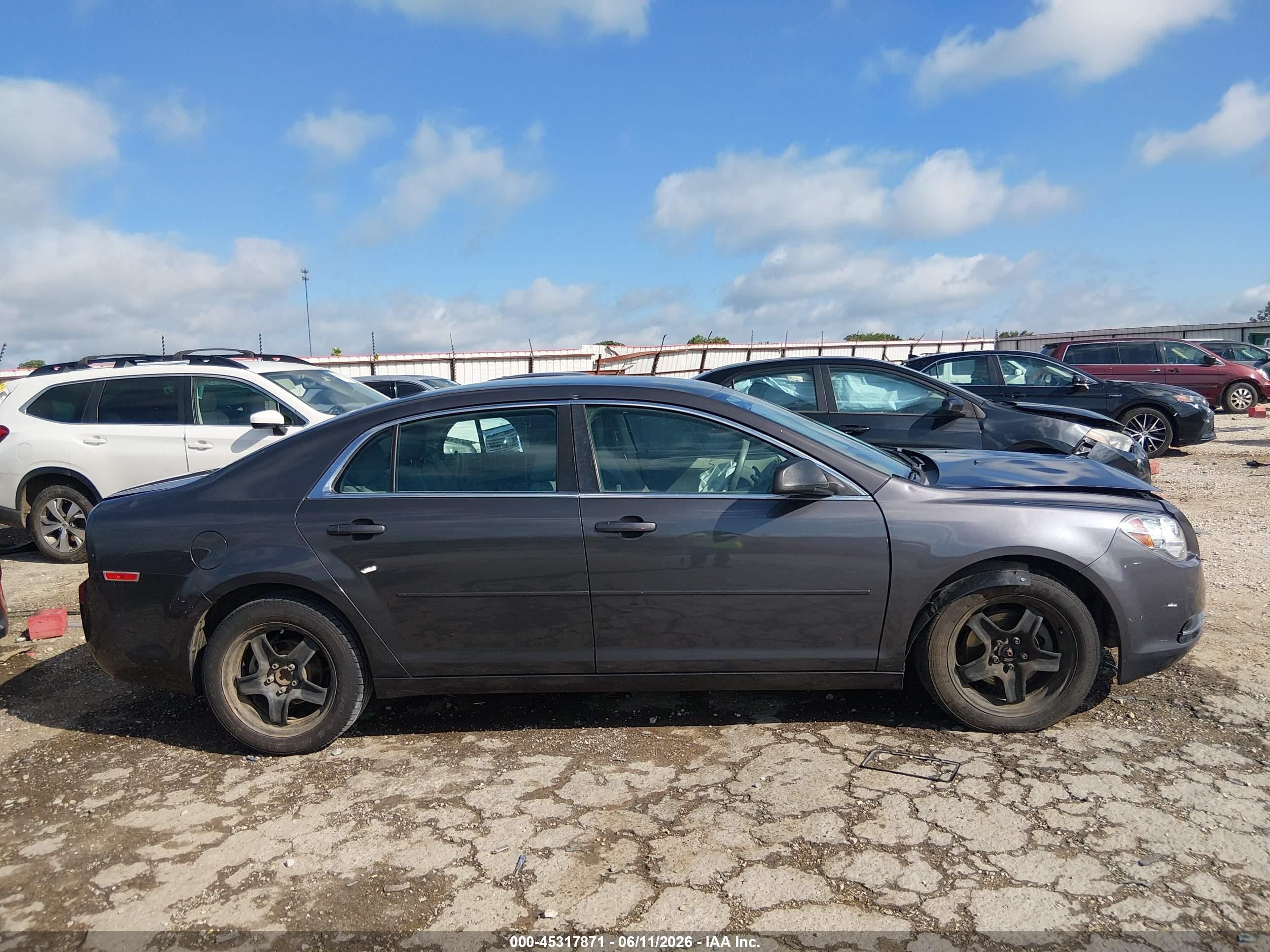 2012 Chevrolet Malibu Ls Gray vin: 1G1ZA5EU7CF395074