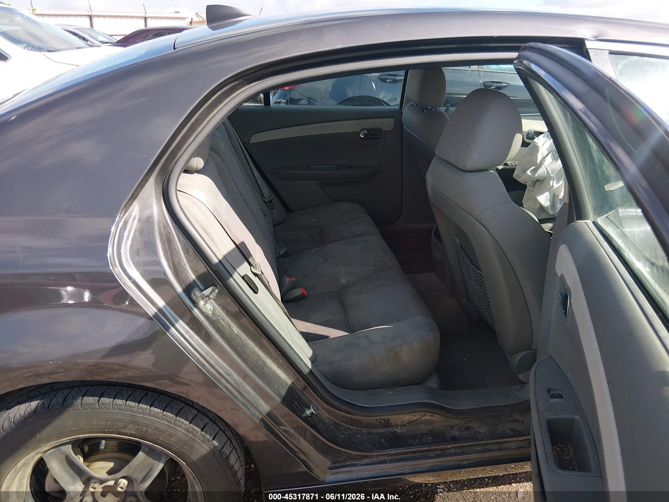 2012 Chevrolet Malibu Ls Gray vin: 1G1ZA5EU7CF395074