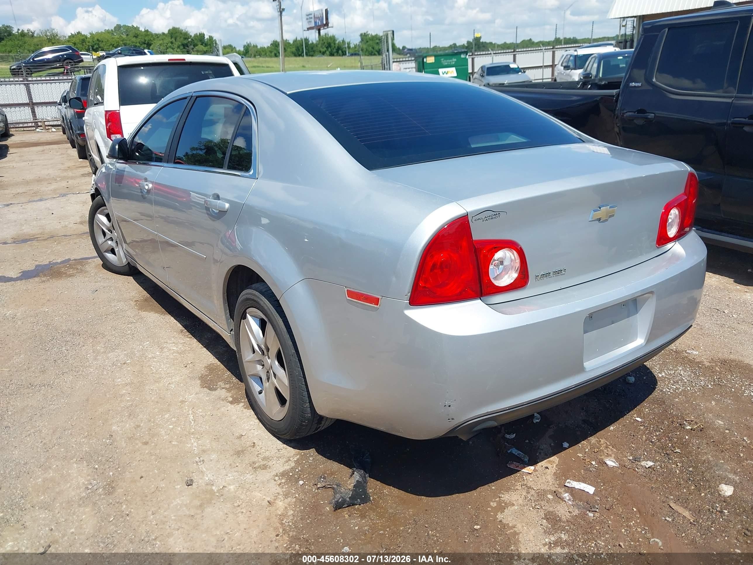 2012 Chevrolet Malibu Ls Silver vin: 1G1ZA5EU8CF394631