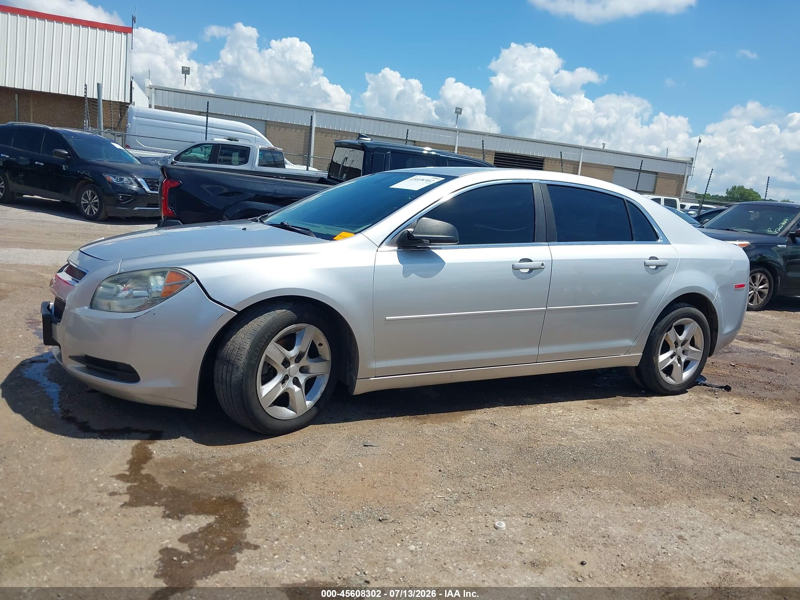 2012 Chevrolet Malibu Ls Silver vin: 1G1ZA5EU8CF394631