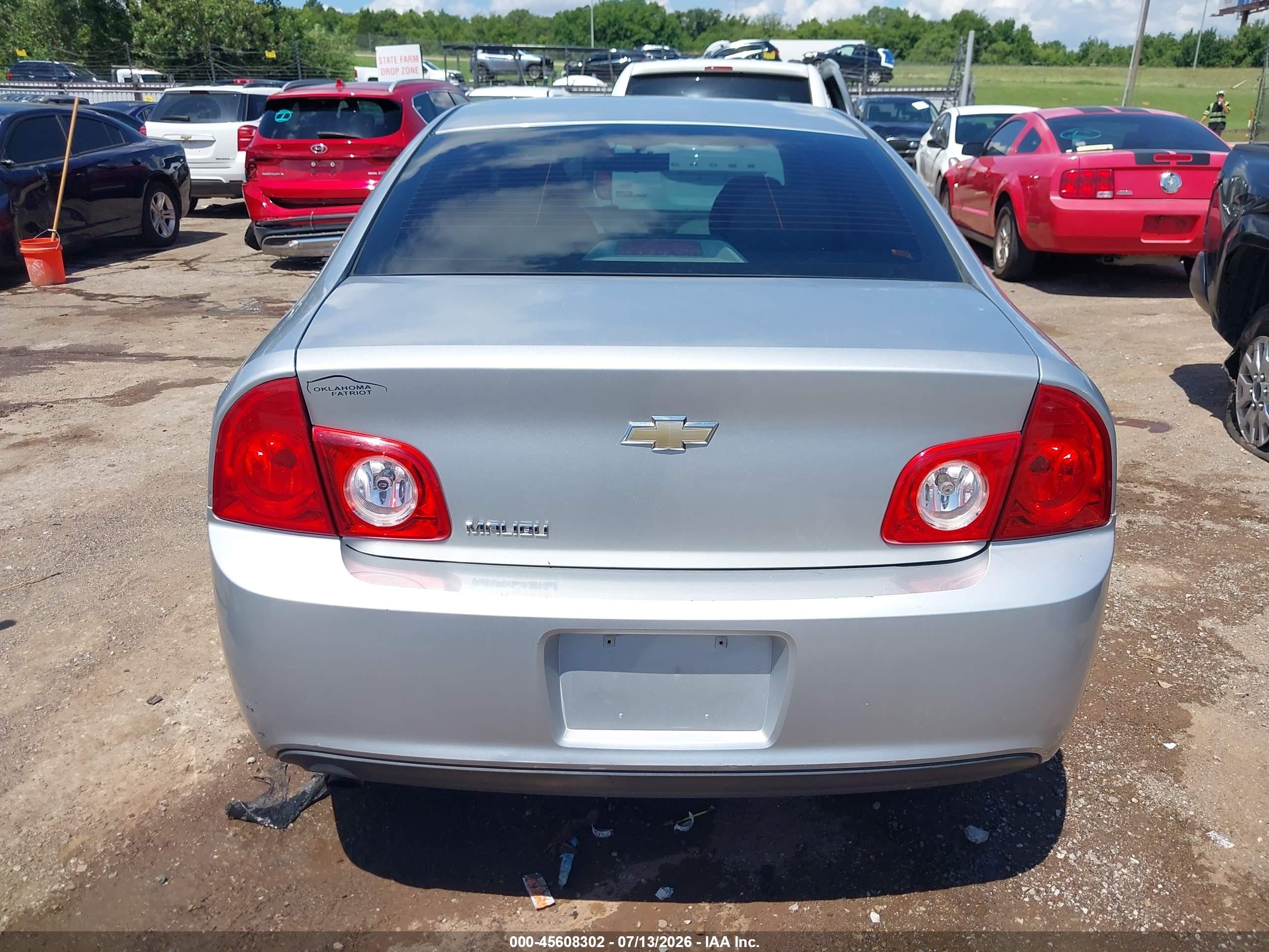 2012 Chevrolet Malibu Ls Silver vin: 1G1ZA5EU8CF394631