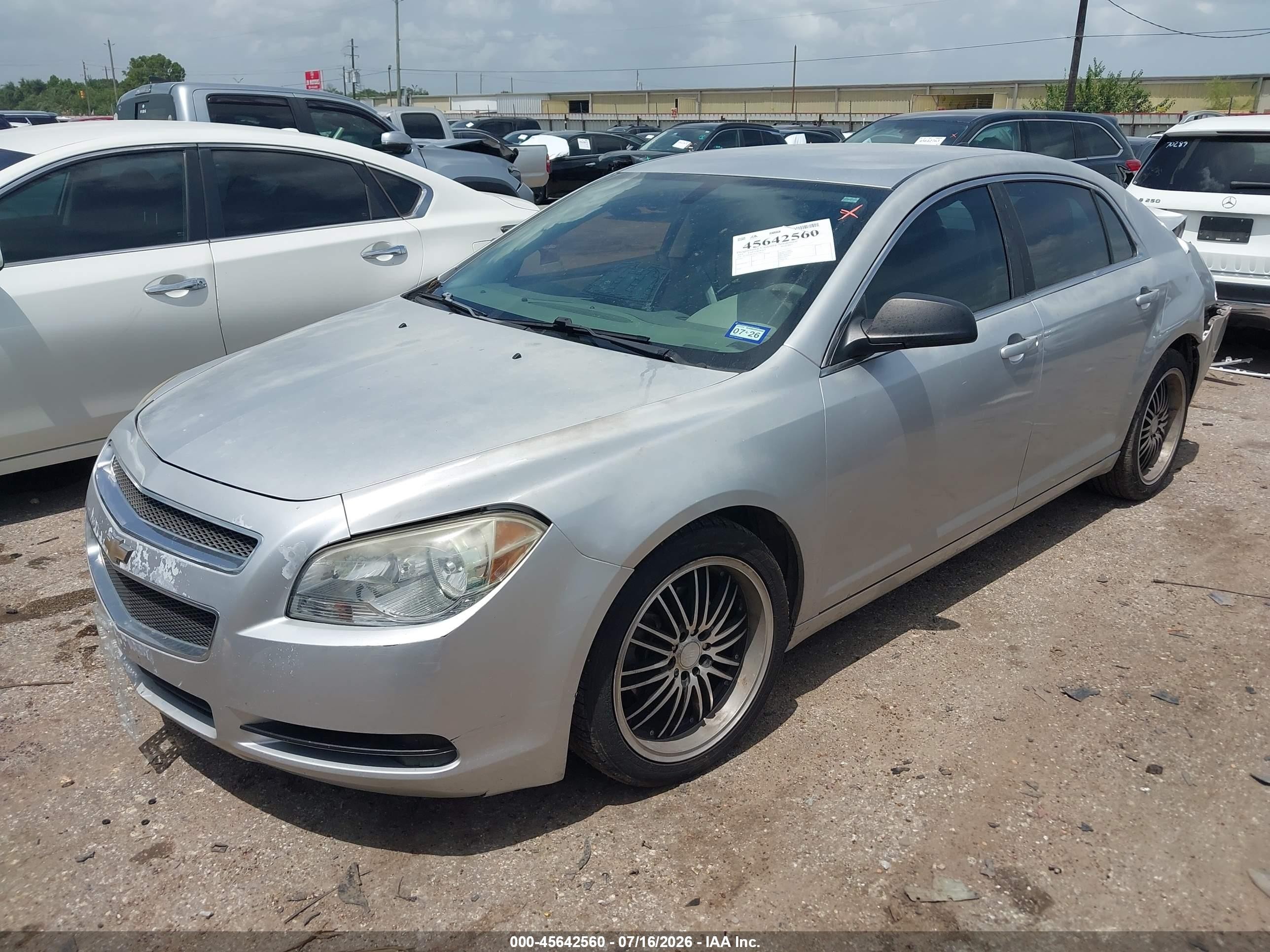 2012 Chevrolet Malibu Ls Silver vin: 1G1ZA5EU9CF216422
