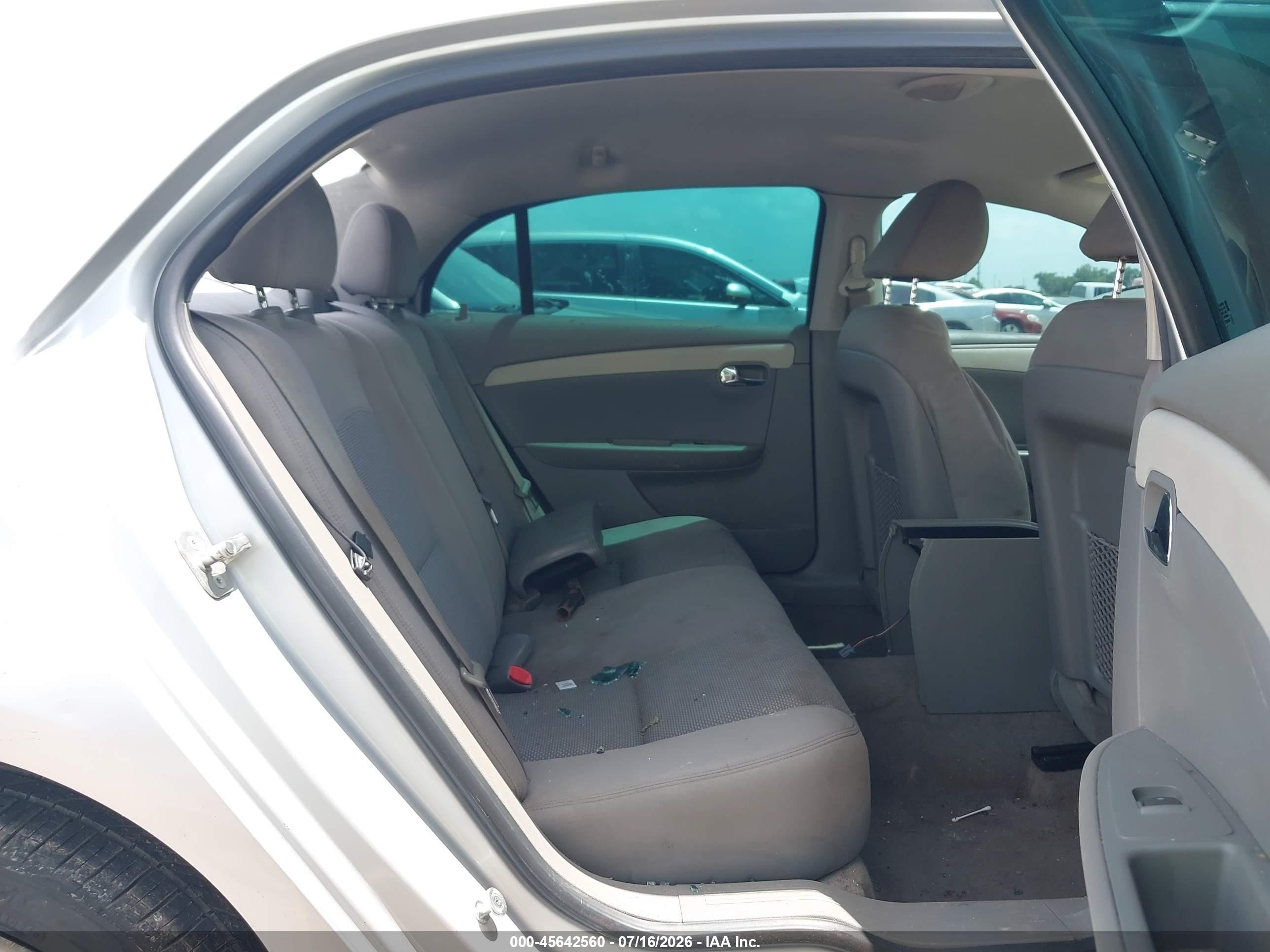 2012 Chevrolet Malibu Ls Silver vin: 1G1ZA5EU9CF216422