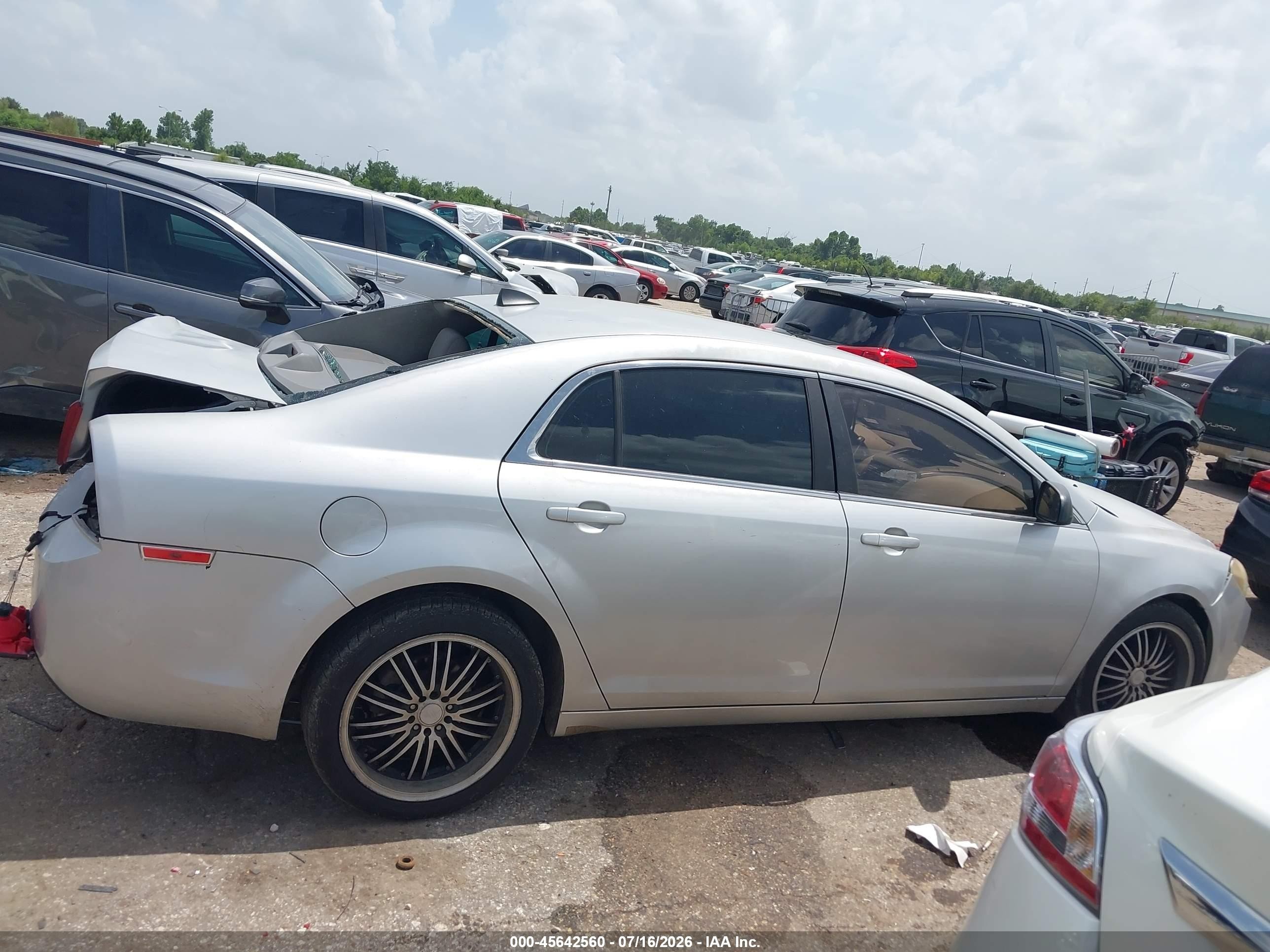 2012 Chevrolet Malibu Ls Silver vin: 1G1ZA5EU9CF216422