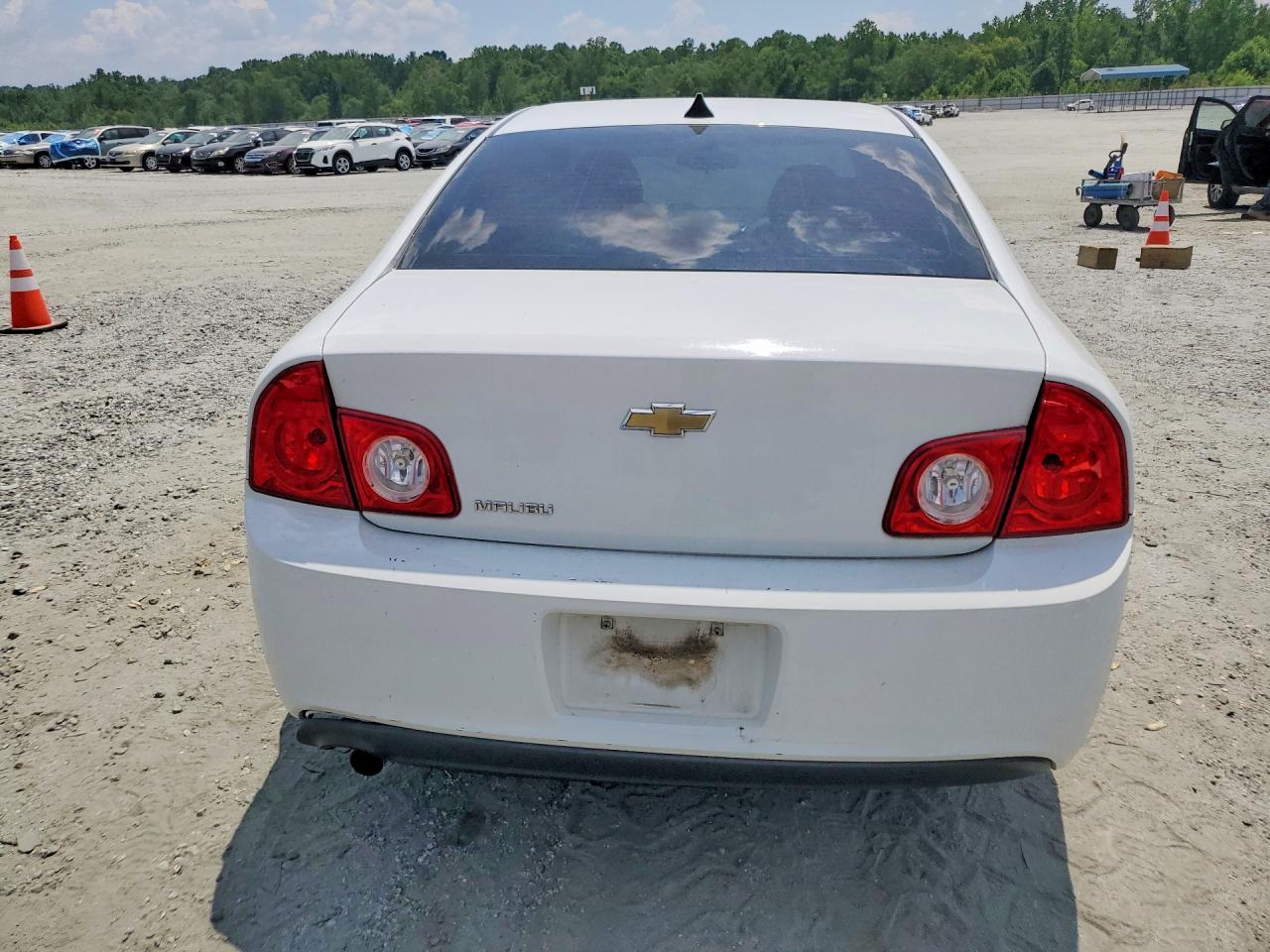 2012 Chevrolet Malibu Ls White vin: 1G1ZA5EU9CF372475