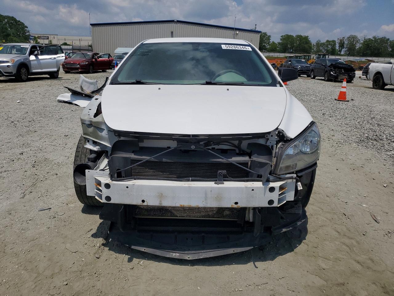 2012 Chevrolet Malibu Ls White vin: 1G1ZA5EU9CF372475