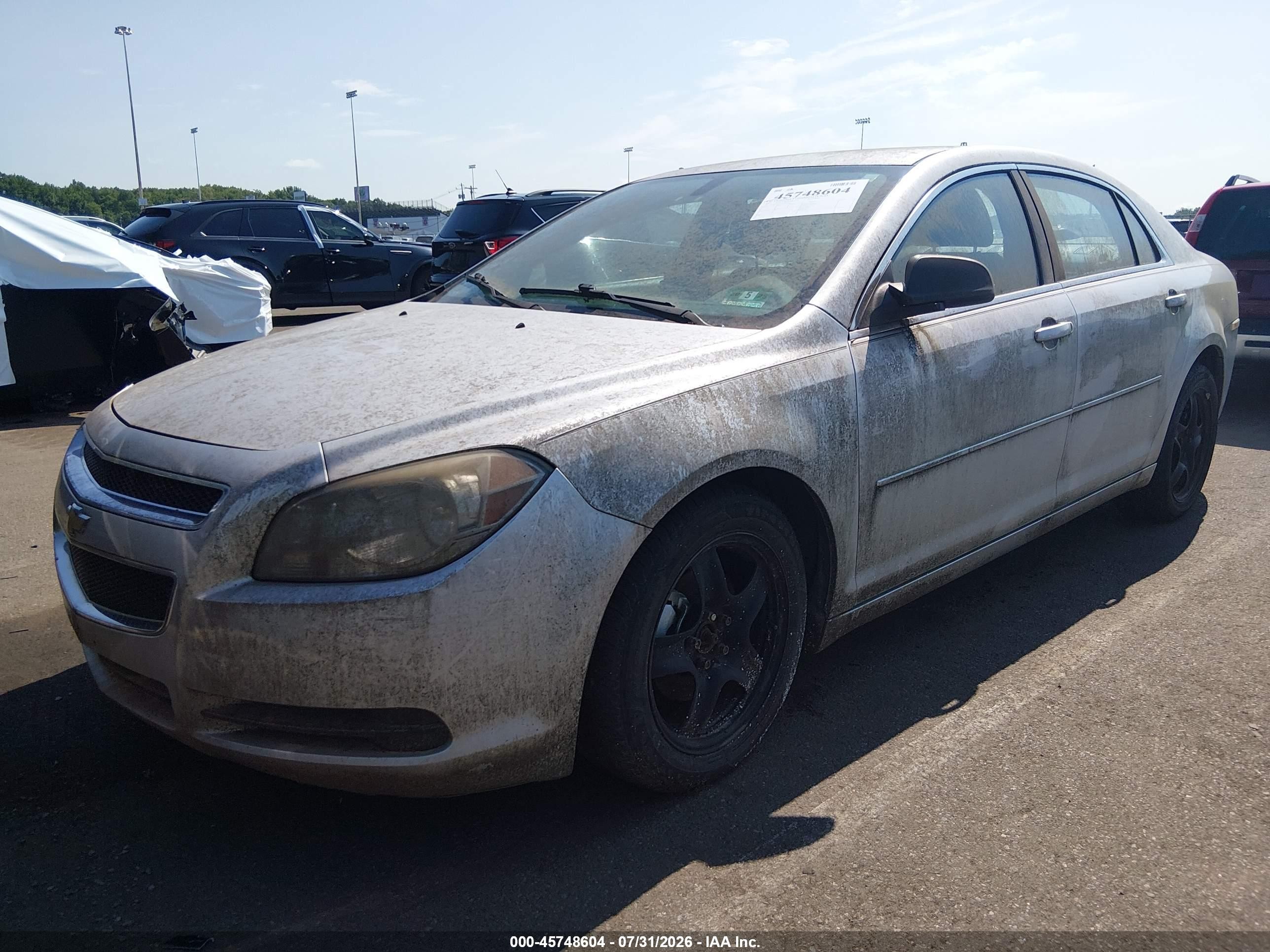 2012 Chevrolet Malibu Ls Silver vin: 1G1ZA5EU9CF389454