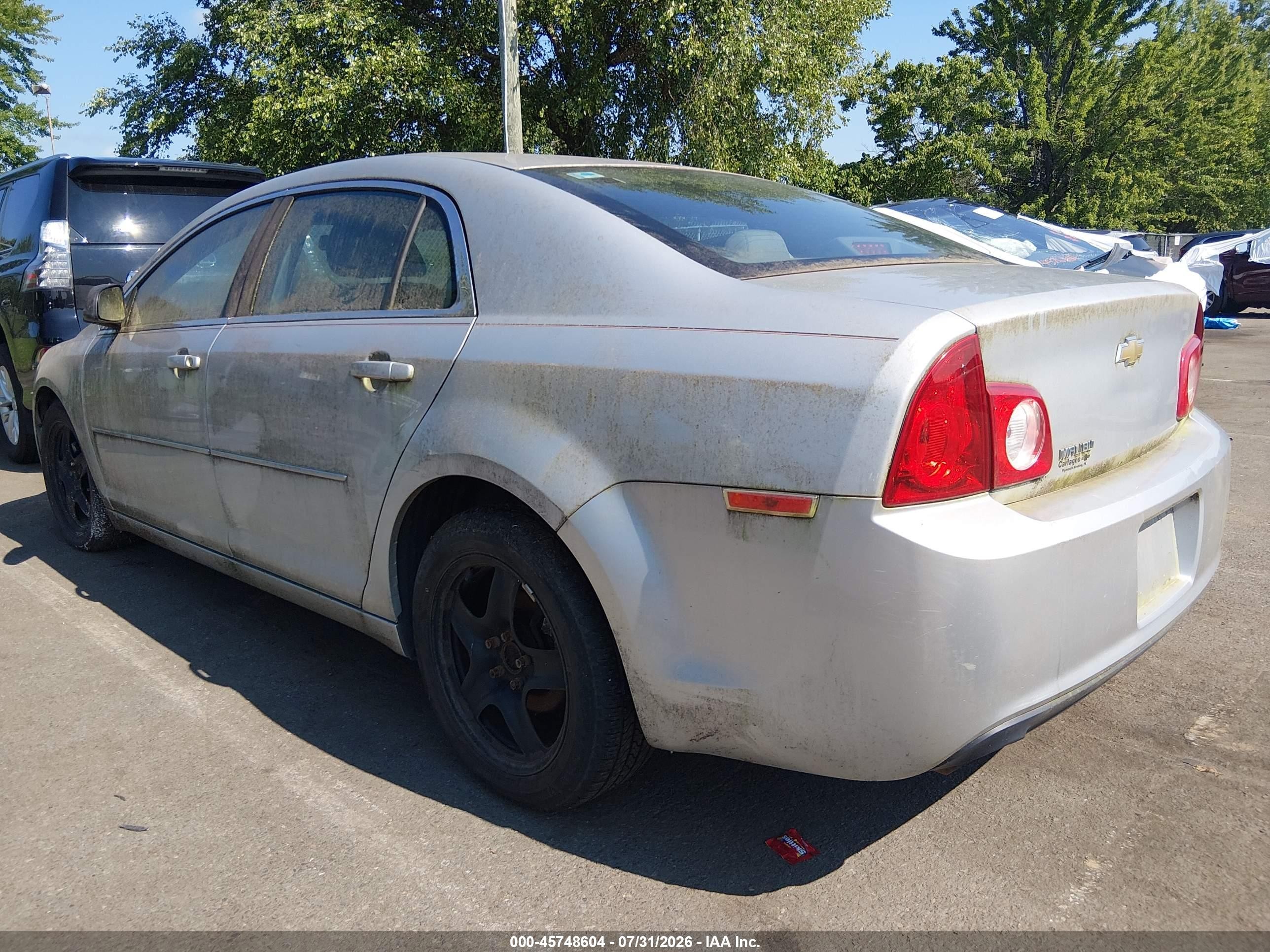 2012 Chevrolet Malibu Ls Silver vin: 1G1ZA5EU9CF389454