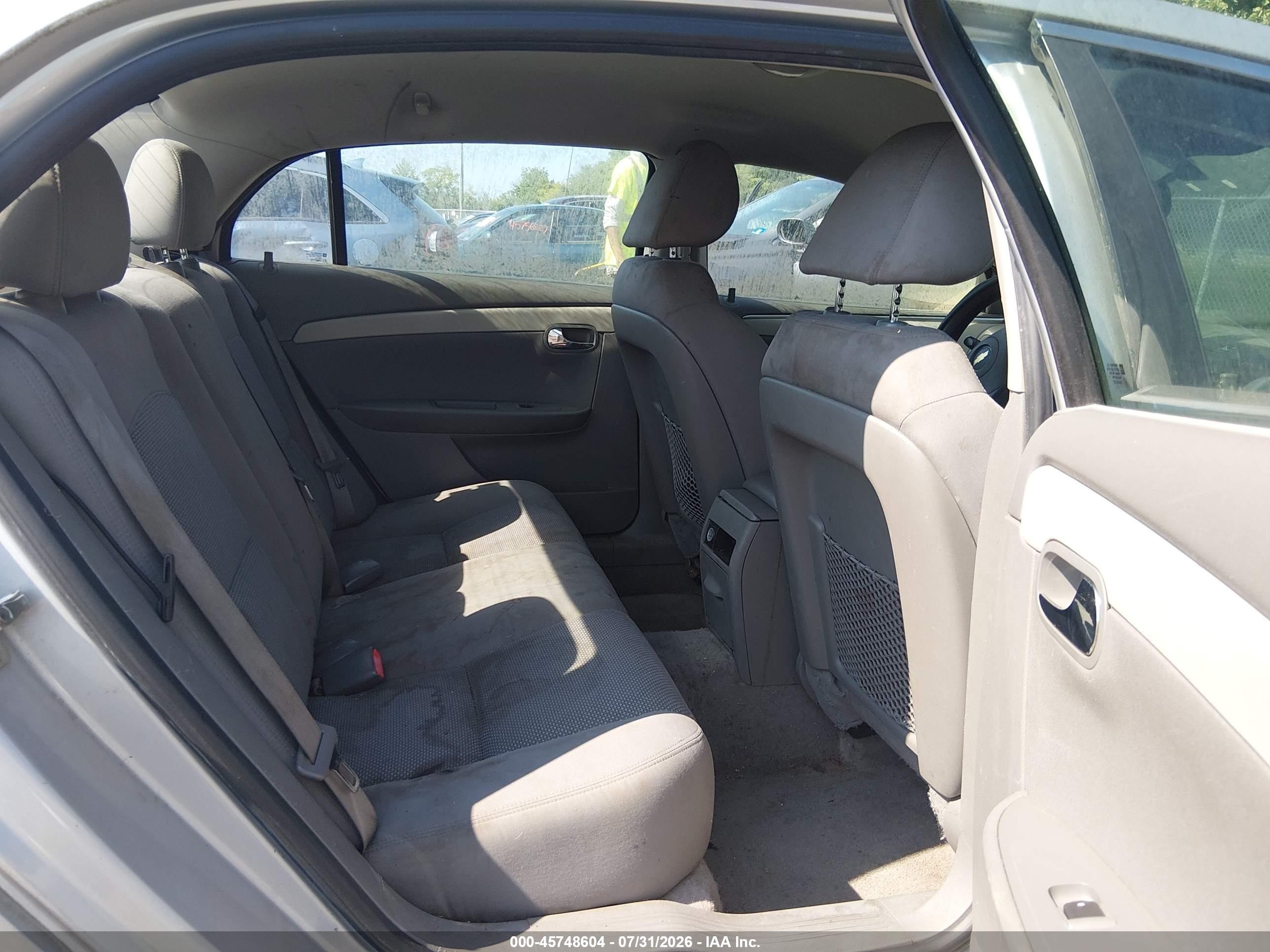 2012 Chevrolet Malibu Ls Silver vin: 1G1ZA5EU9CF389454