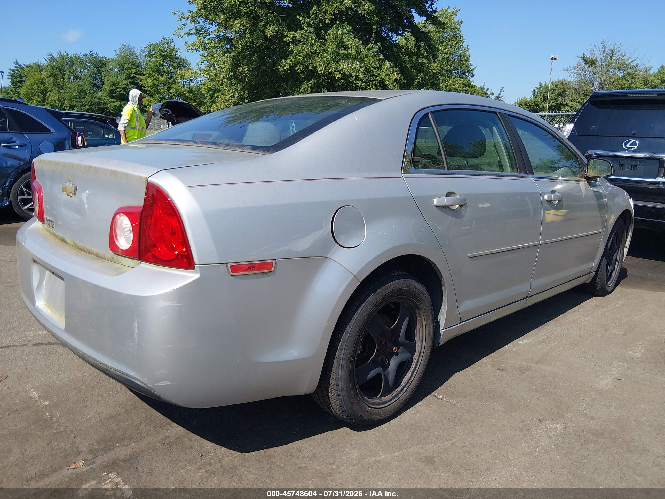 2012 Chevrolet Malibu Ls Silver vin: 1G1ZA5EU9CF389454