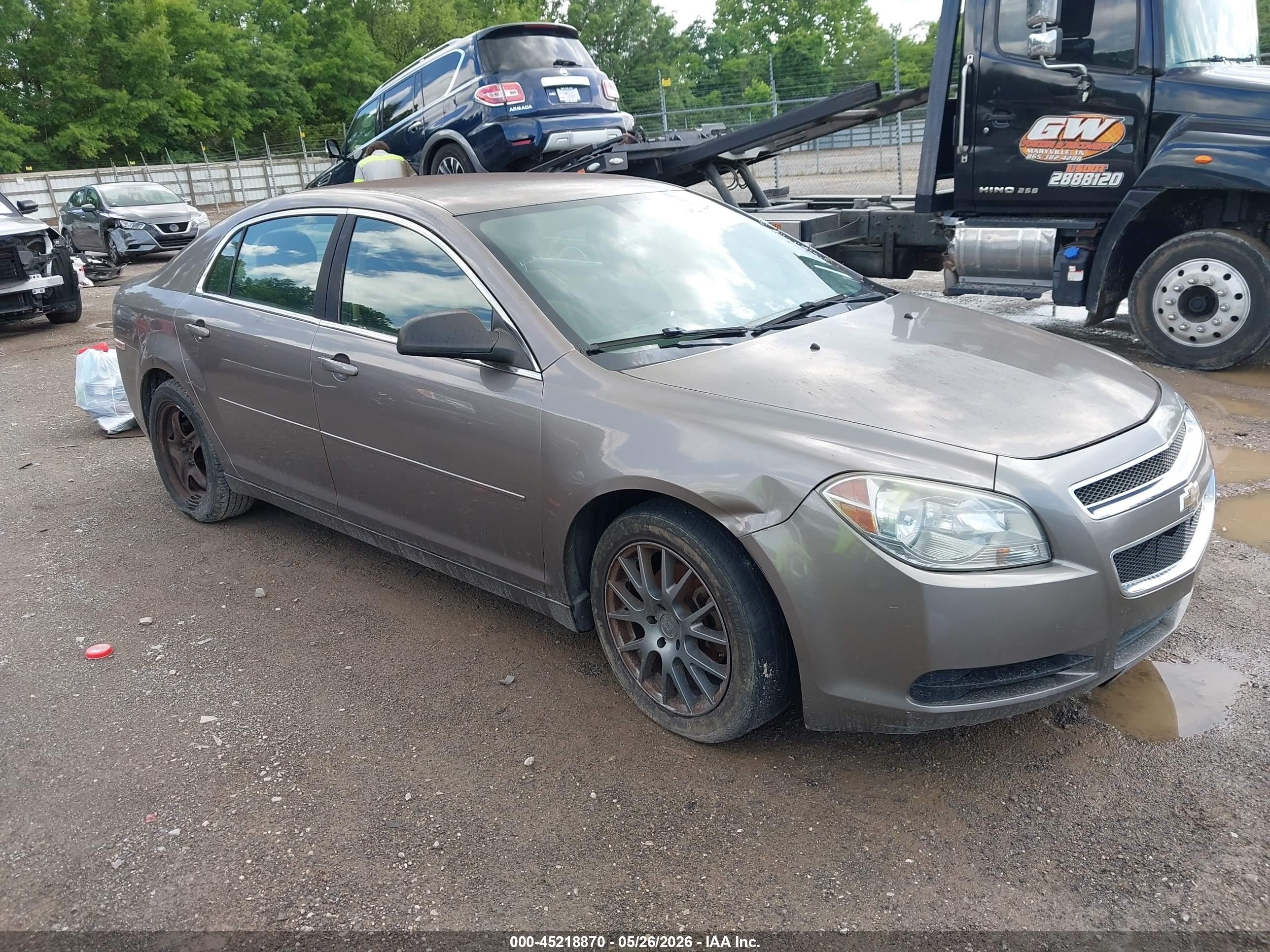 2011 Chevrolet Malibu Ls Gray vin: 1G1ZA5EUXBF137677