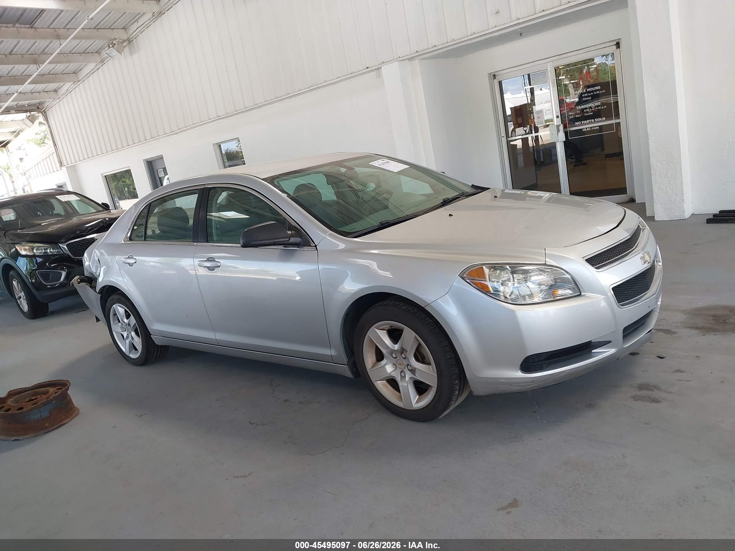 2011 Chevrolet Malibu Ls Silver vin: 1G1ZA5EUXBF199595