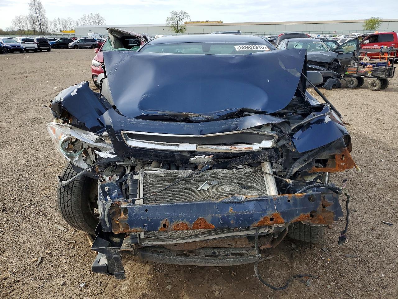 2011 Chevrolet Malibu Ls Blue vin: 1G1ZA5EUXBF354565