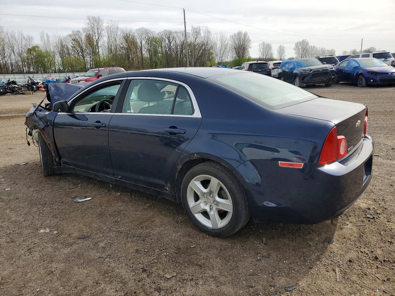 2011 Chevrolet Malibu Ls Blue vin: 1G1ZA5EUXBF354565