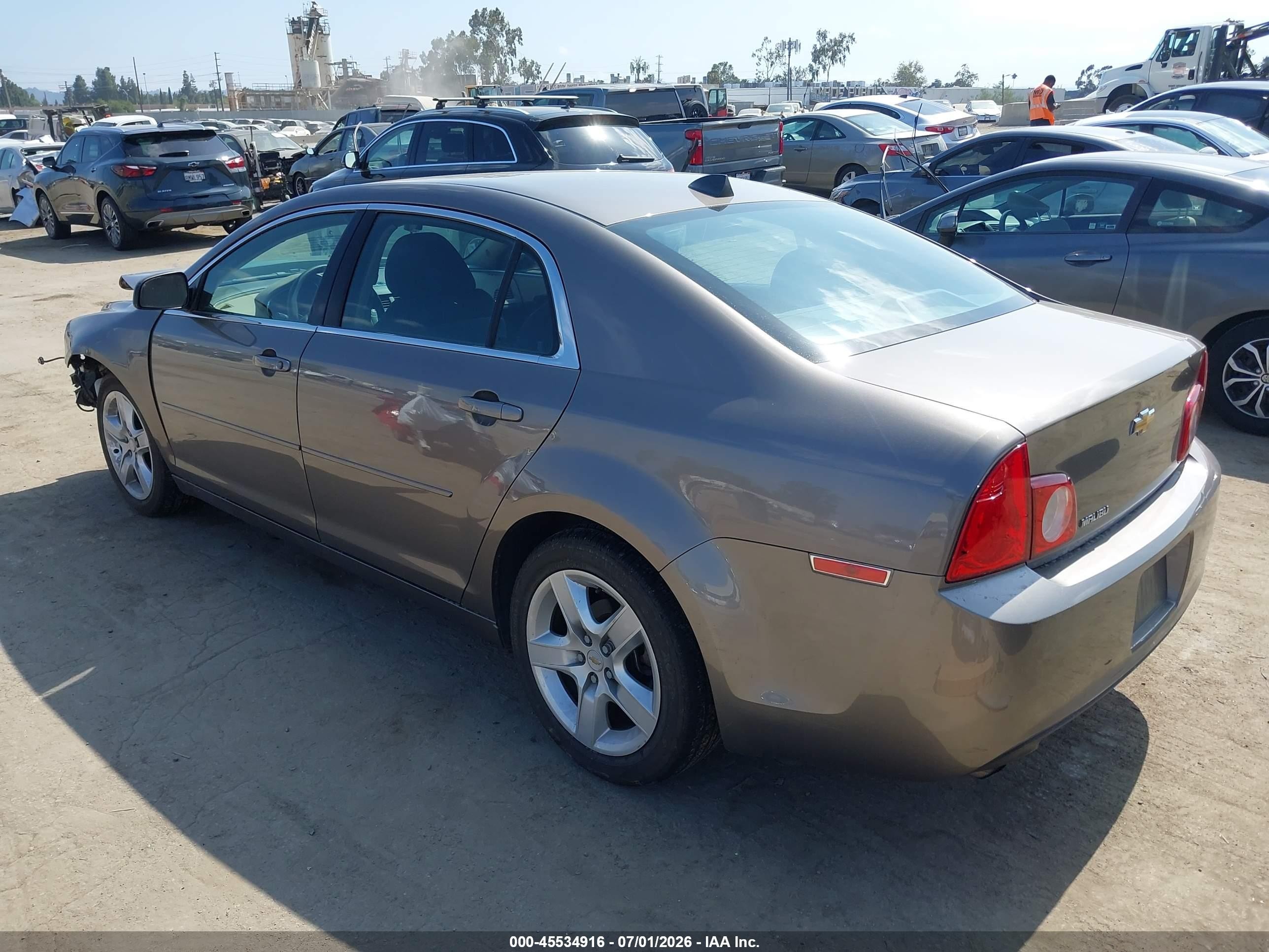 2012 Chevrolet Malibu Ls Brown vin: 1G1ZB5E00CF150479