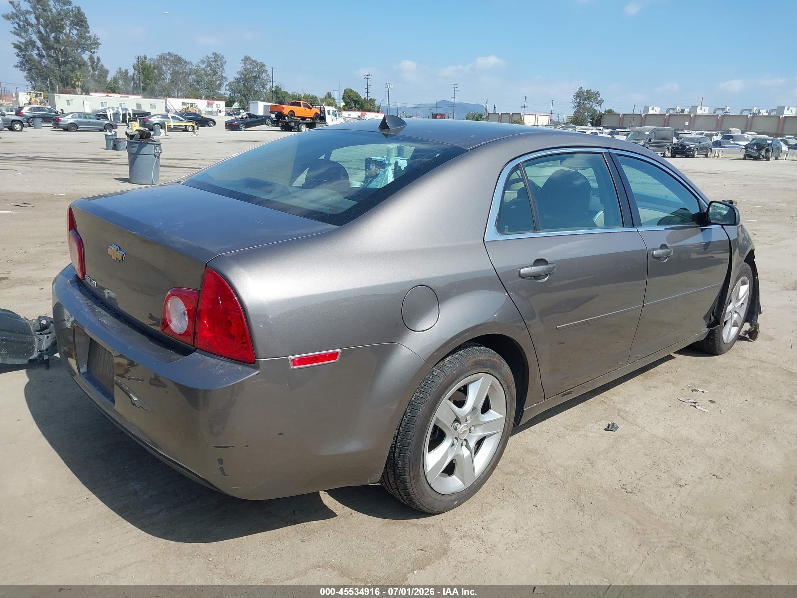 2012 Chevrolet Malibu Ls Brown vin: 1G1ZB5E00CF150479