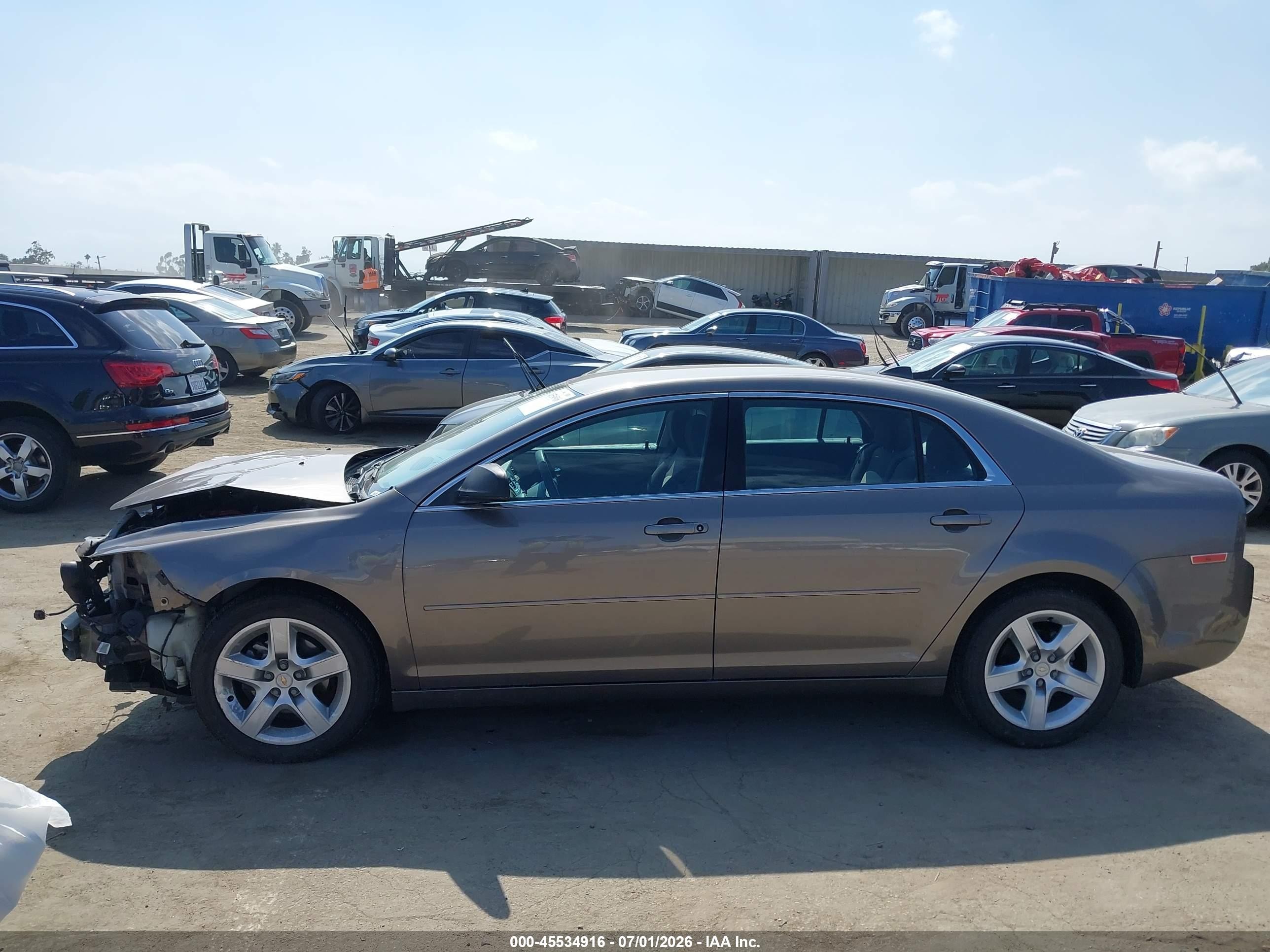 2012 Chevrolet Malibu Ls Brown vin: 1G1ZB5E00CF150479