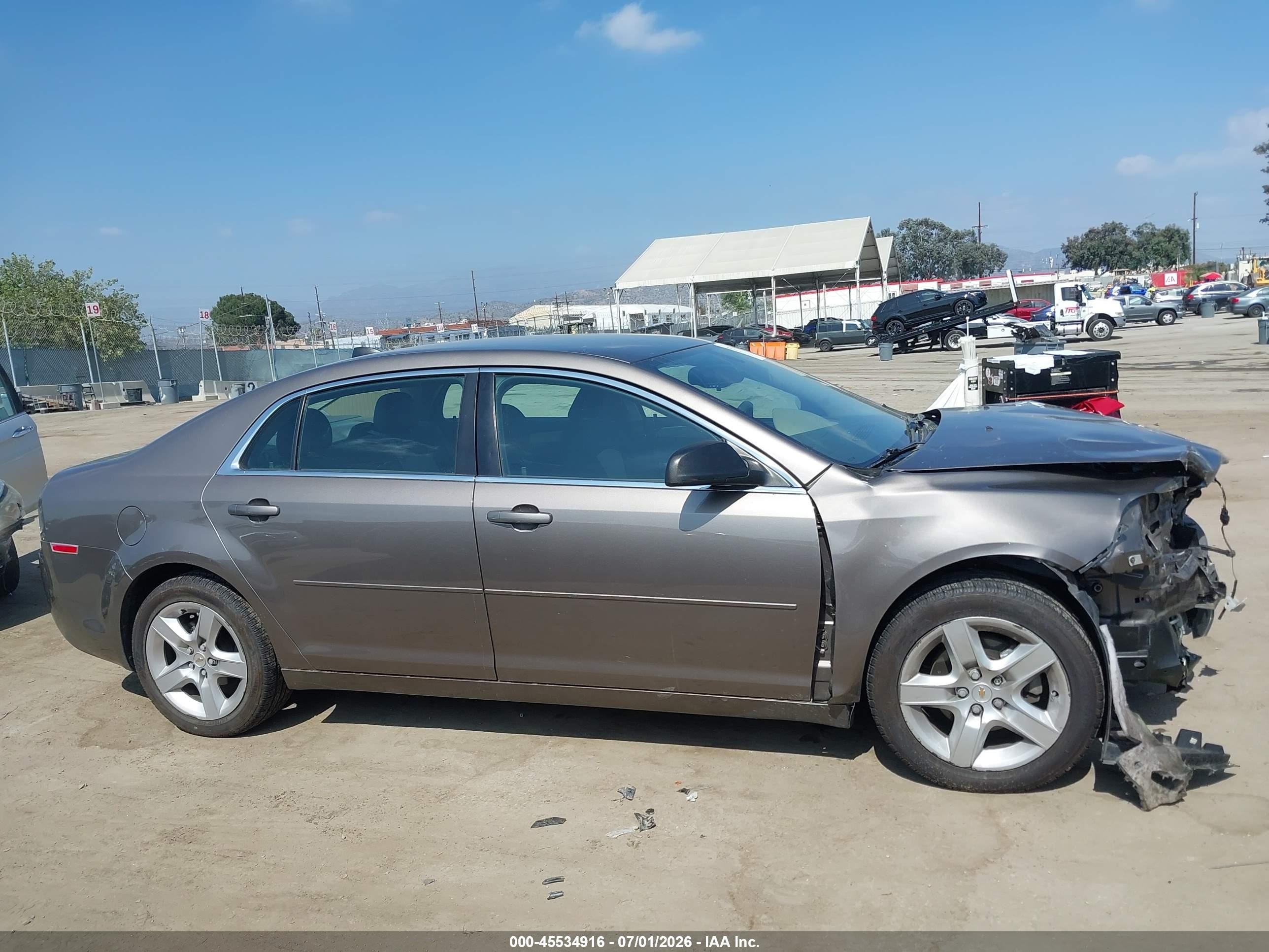 2012 Chevrolet Malibu Ls Brown vin: 1G1ZB5E00CF150479