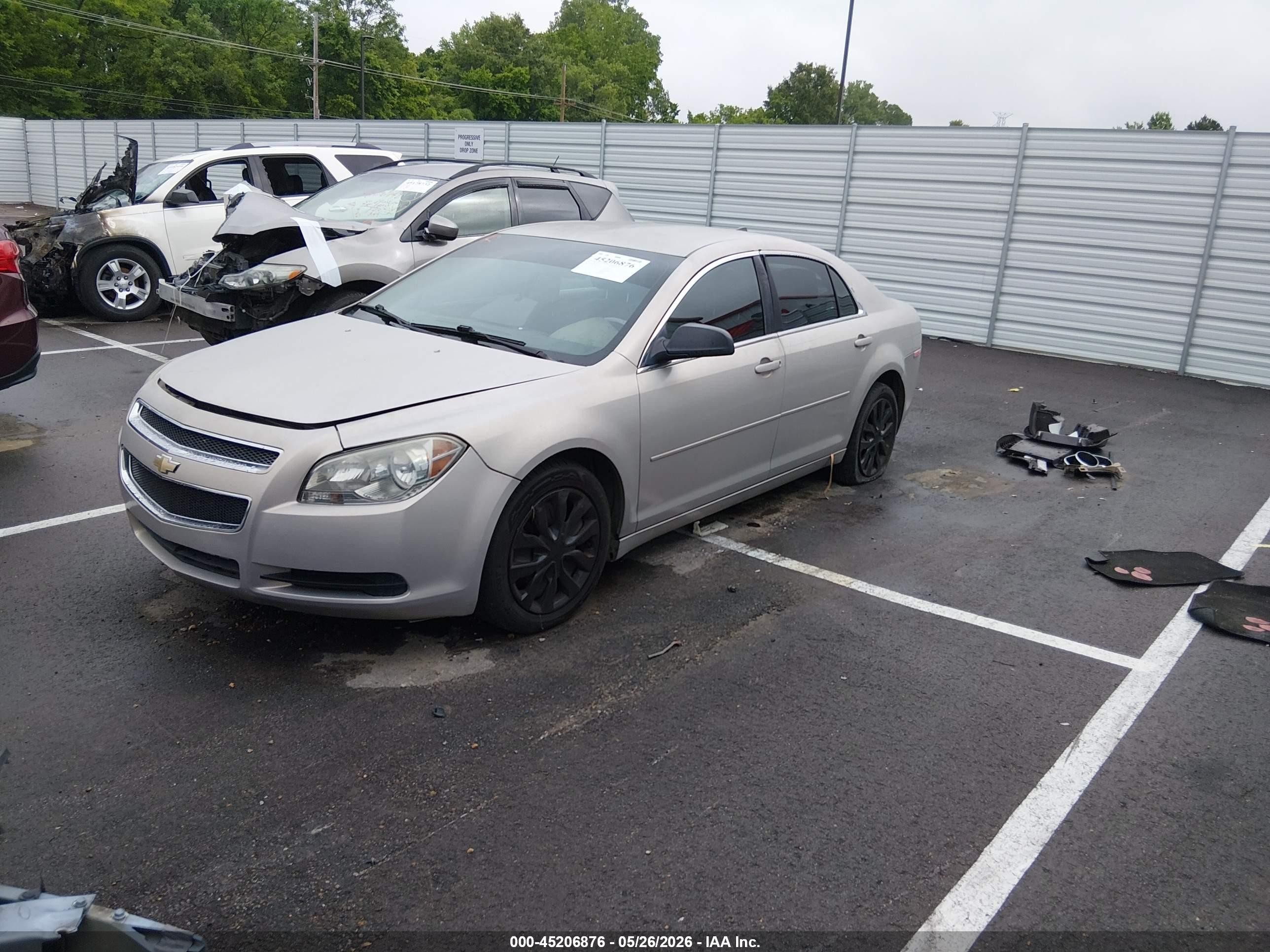 2012 Chevrolet Malibu Ls Бежевый vin: 1G1ZB5E00CF168366