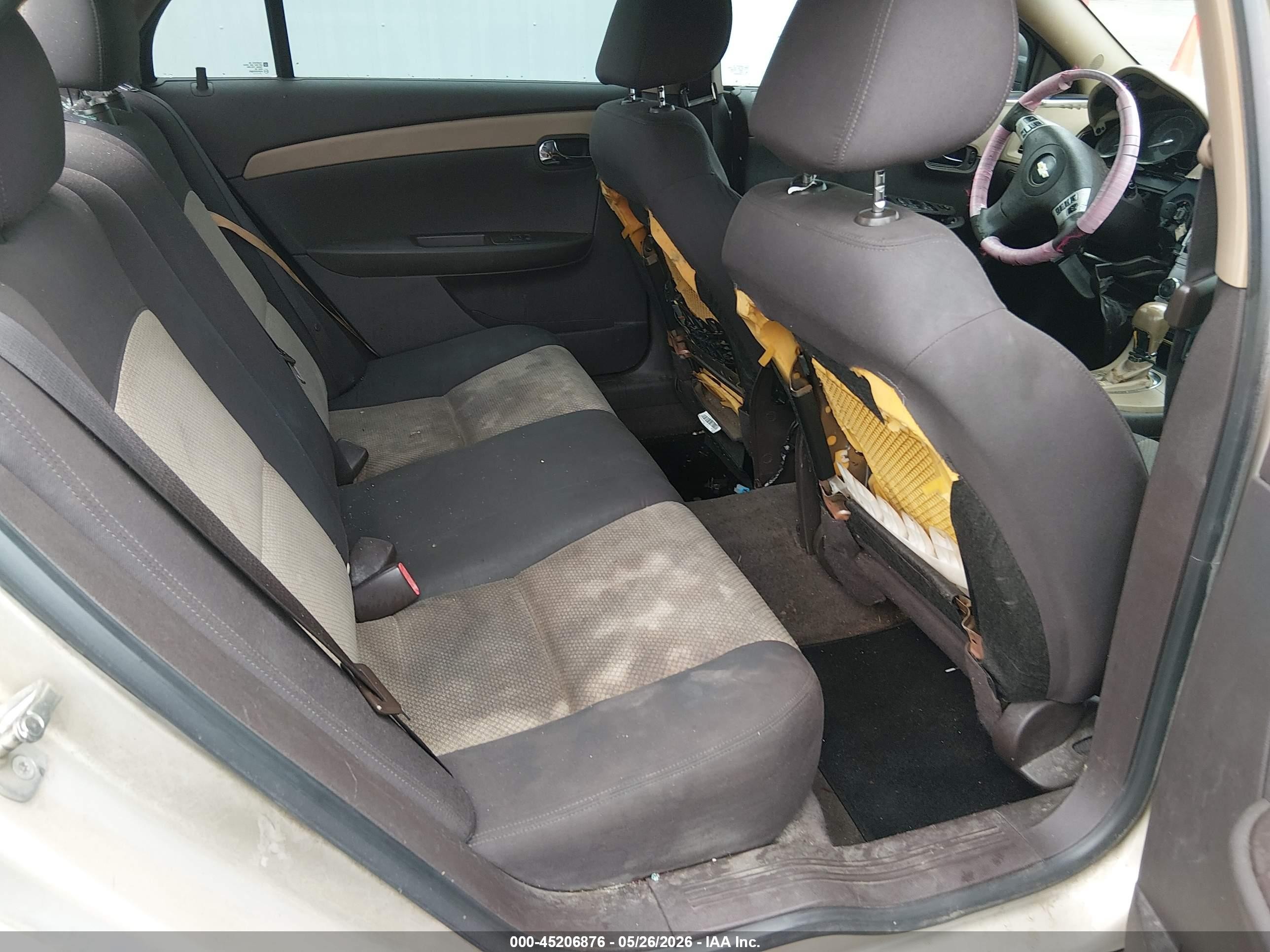 2012 Chevrolet Malibu Ls Бежевый vin: 1G1ZB5E00CF168366