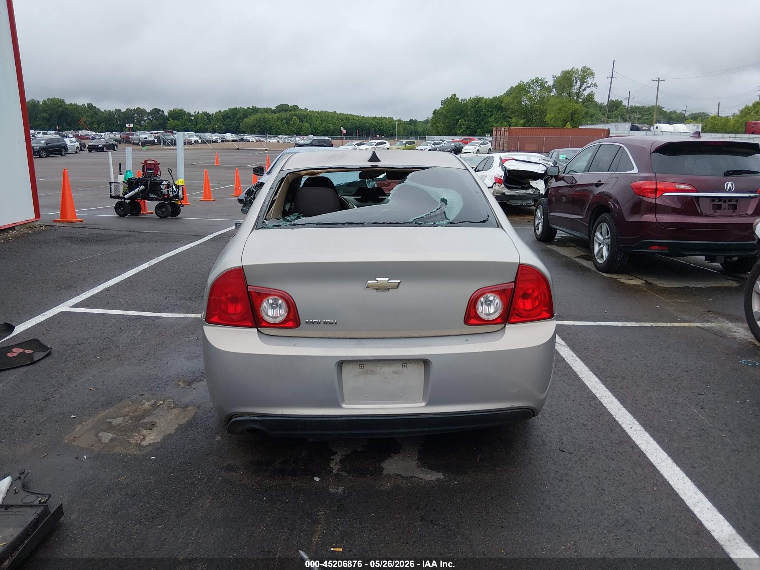 2012 Chevrolet Malibu Ls Бежевый vin: 1G1ZB5E00CF168366