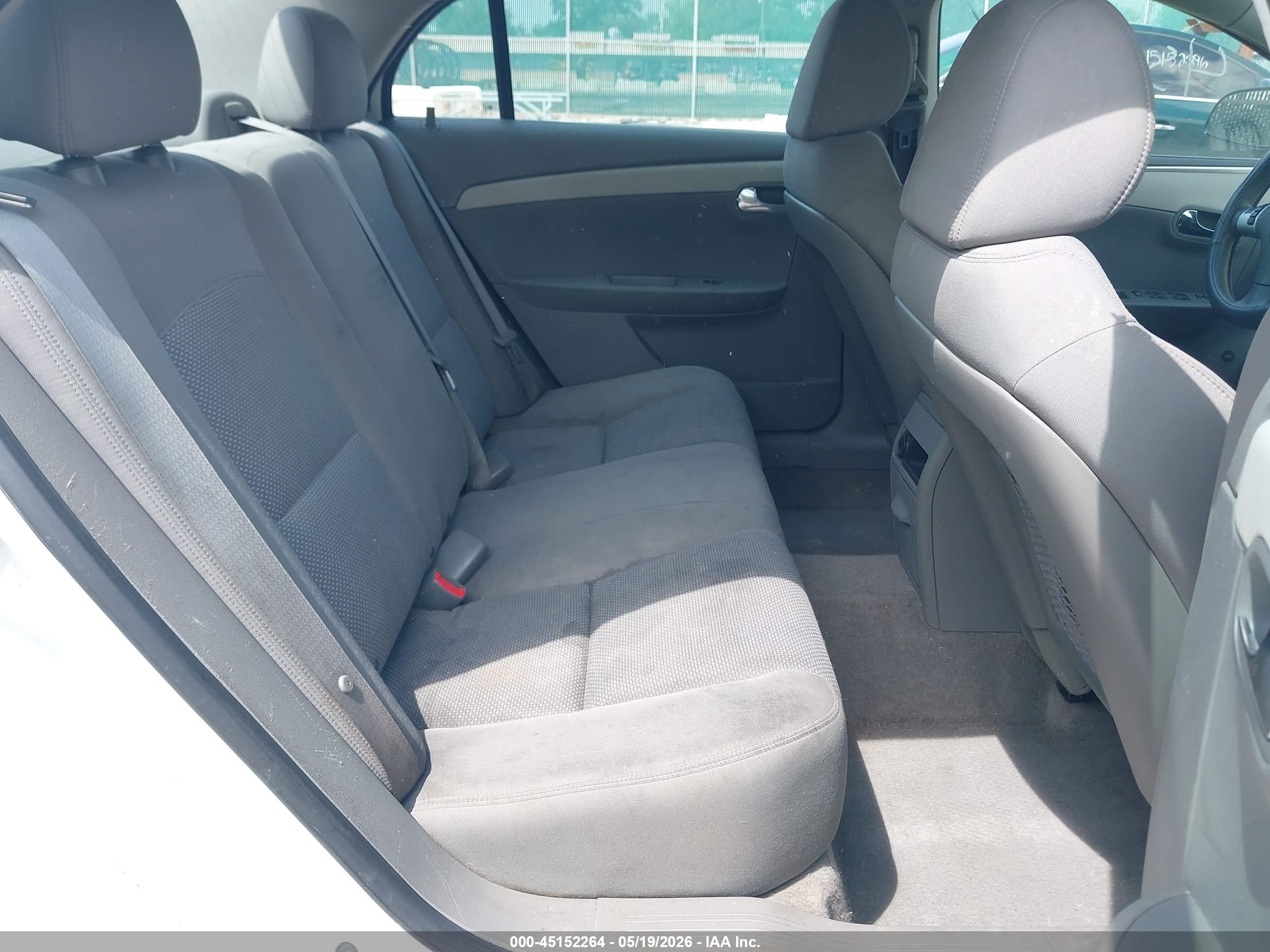 2012 Chevrolet Malibu Ls White vin: 1G1ZB5E00CF187516
