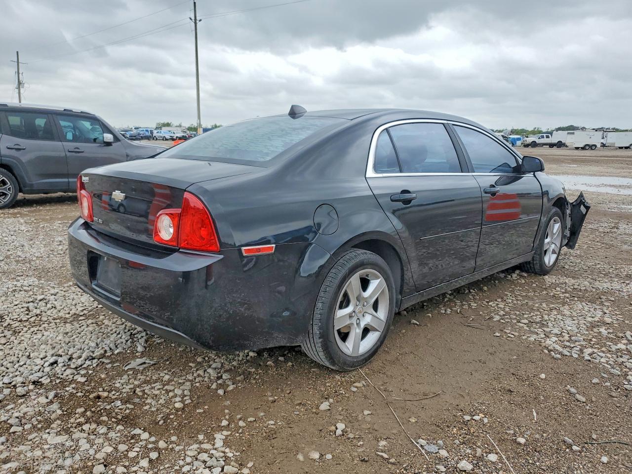 2012 Chevrolet Malibu Ls Black vin: 1G1ZB5E00CF202824