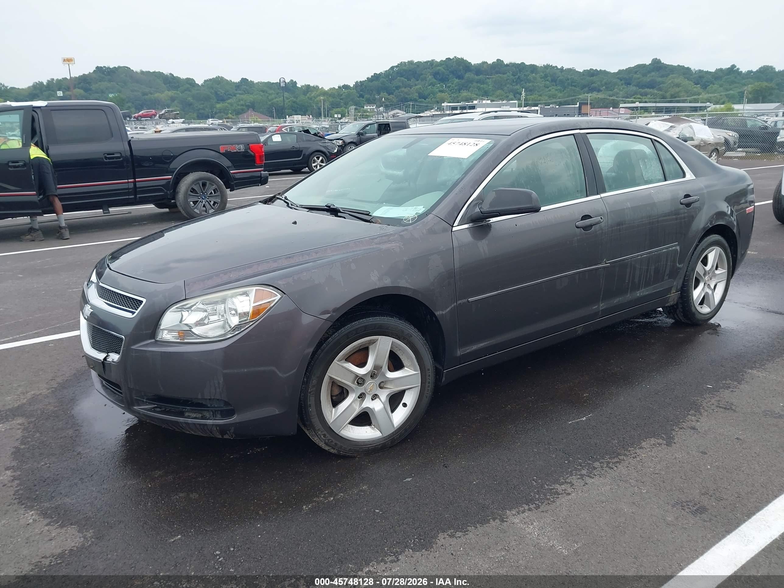 2012 Chevrolet Malibu Ls Серый vin: 1G1ZB5E00CF248024