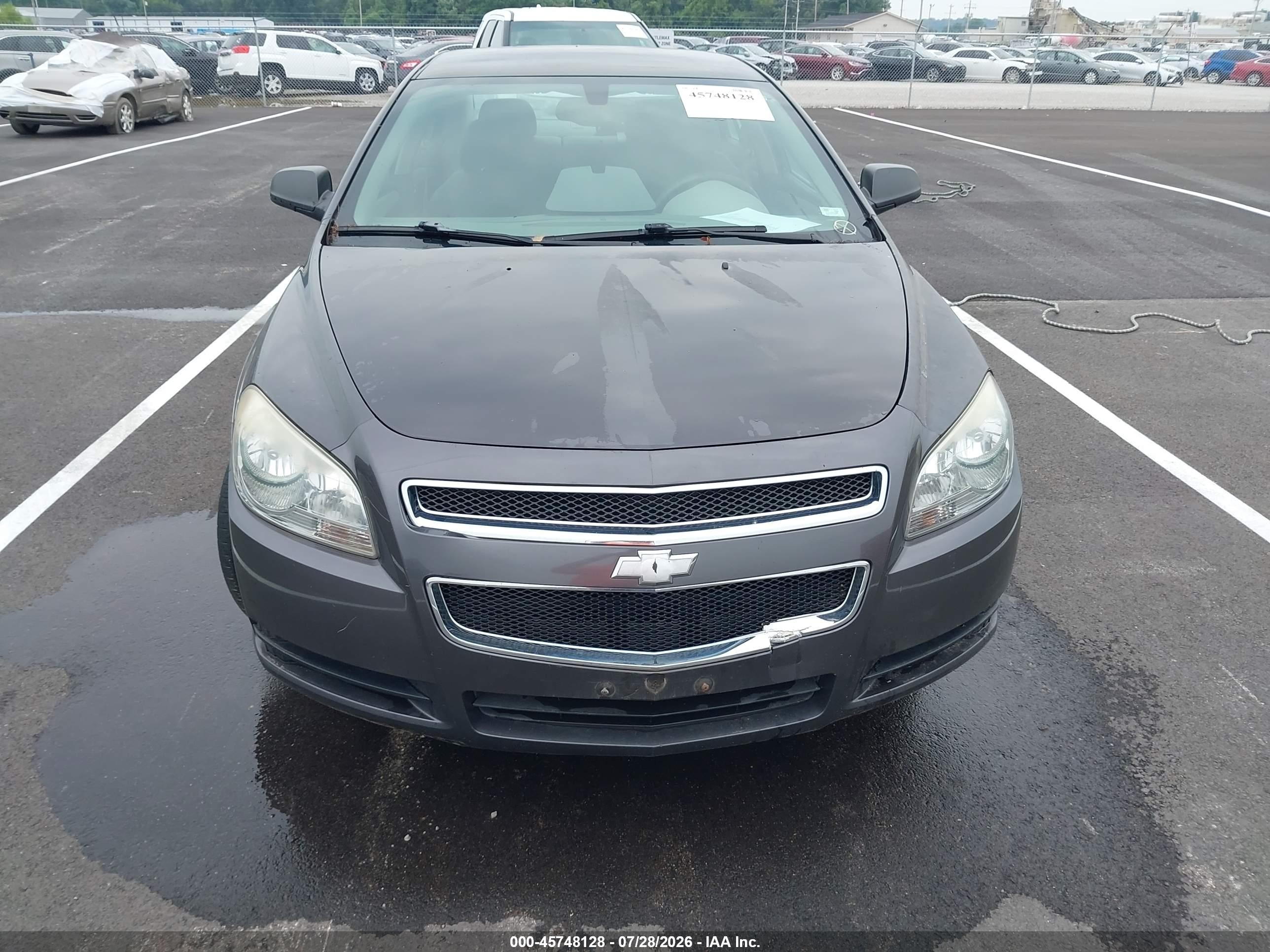 2012 Chevrolet Malibu Ls Серый vin: 1G1ZB5E00CF248024