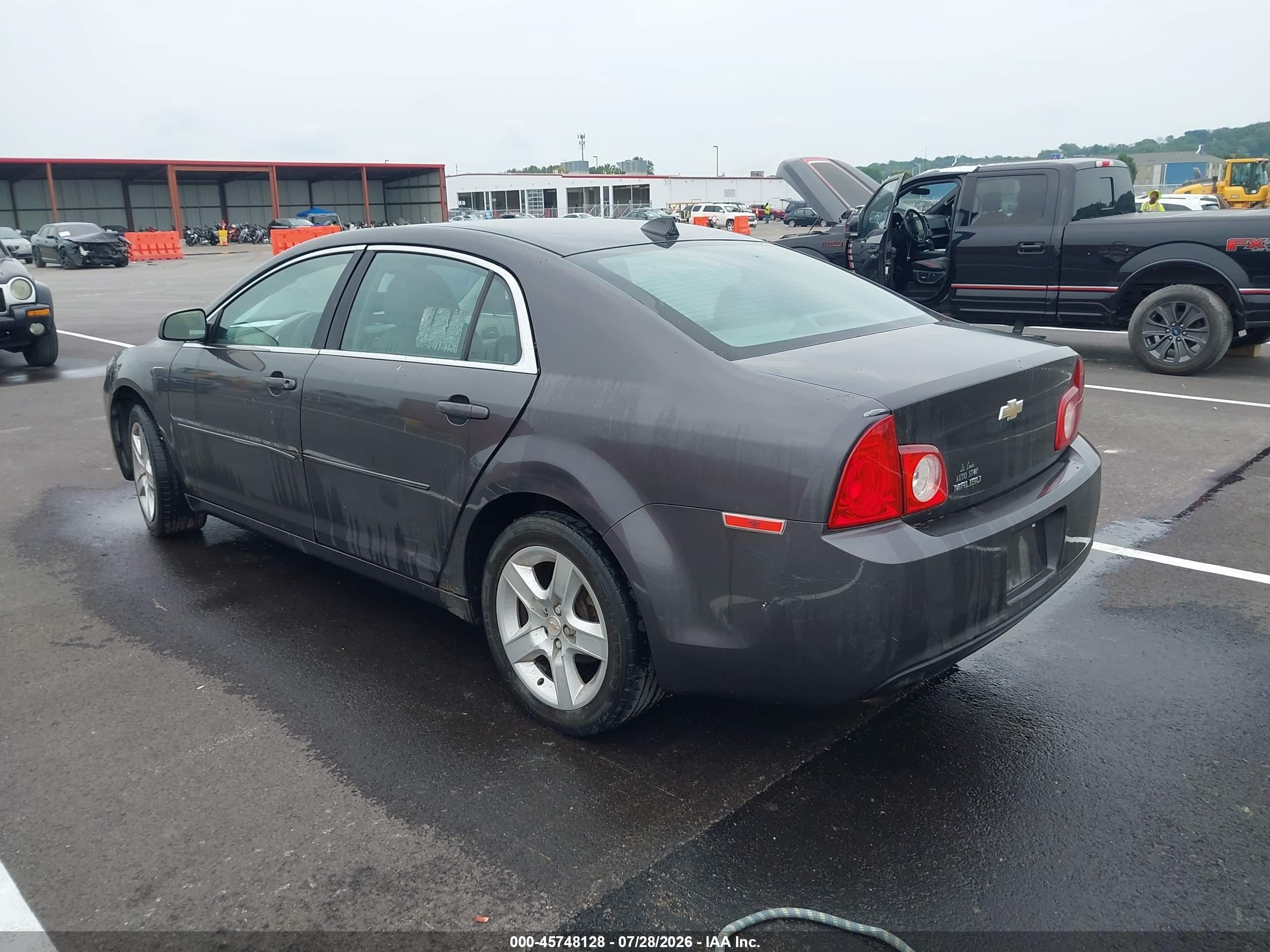 2012 Chevrolet Malibu Ls Серый vin: 1G1ZB5E00CF248024