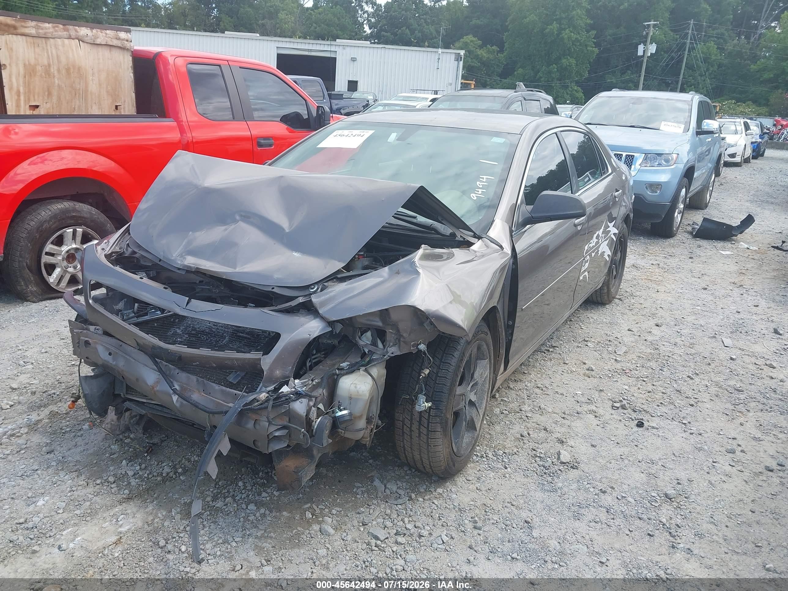 2012 Chevrolet Malibu Ls Brown vin: 1G1ZB5E00CF257175