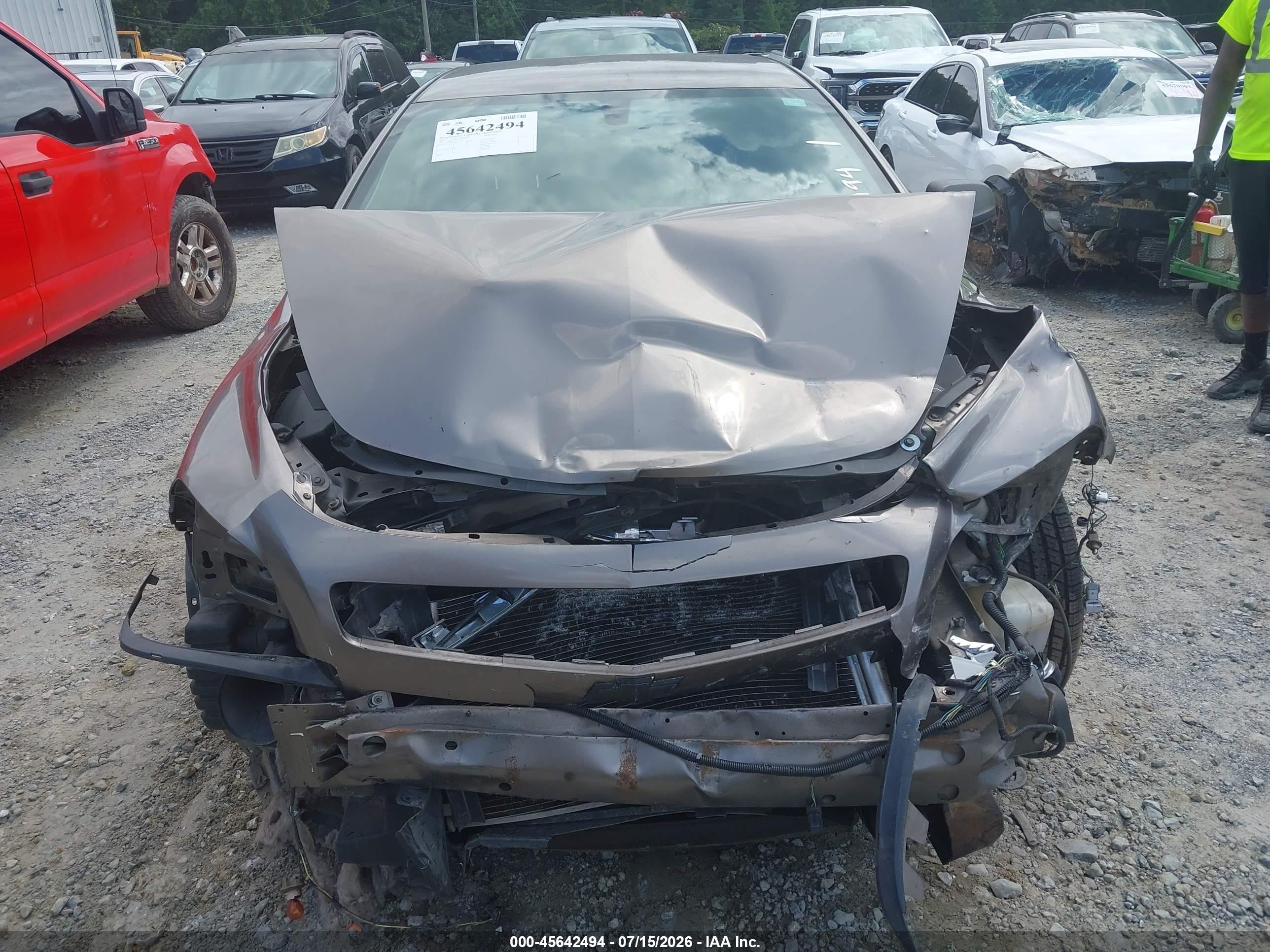 2012 Chevrolet Malibu Ls Brown vin: 1G1ZB5E00CF257175