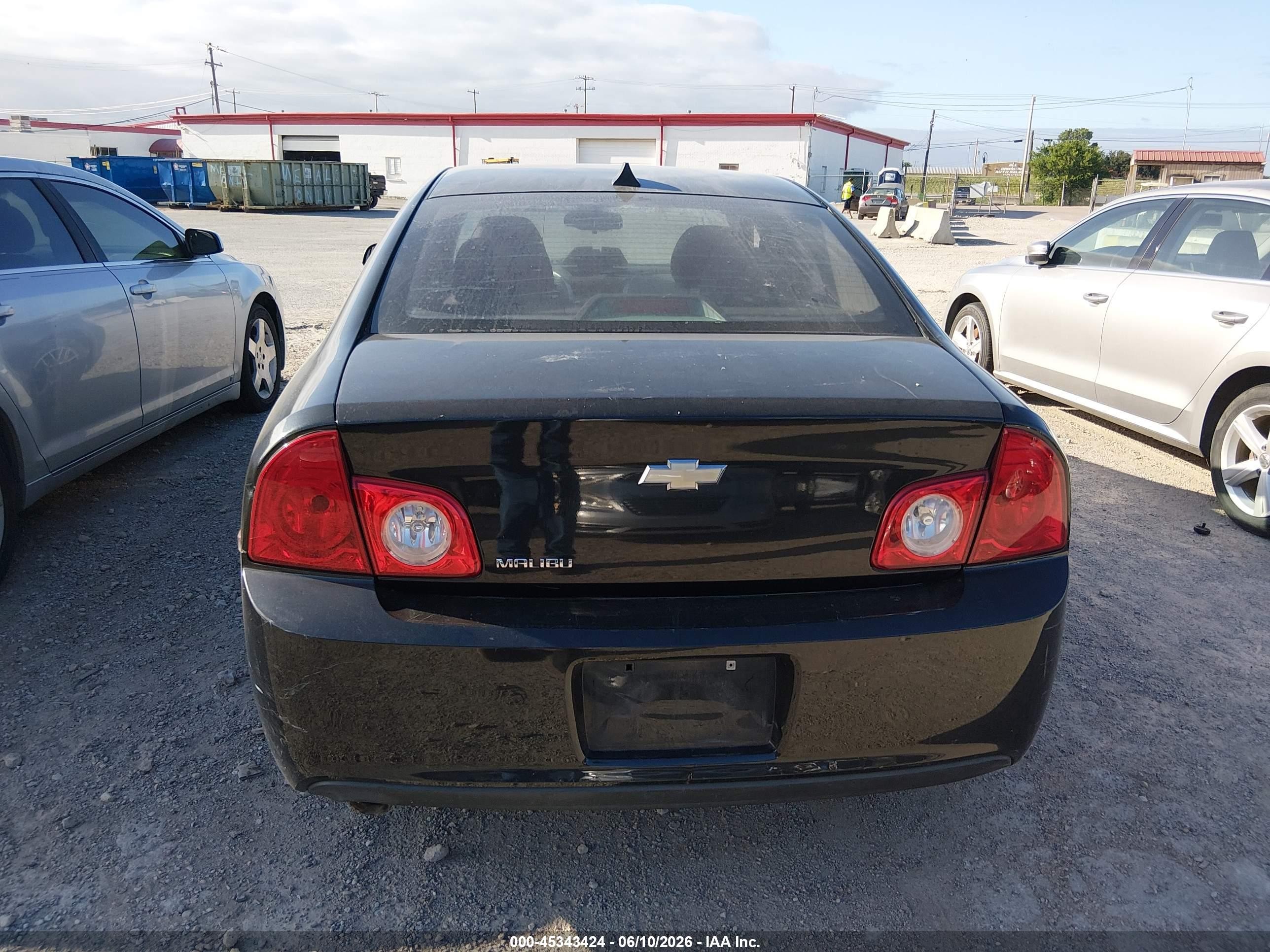 2012 Chevrolet Malibu Ls Черный vin: 1G1ZB5E00CF283937