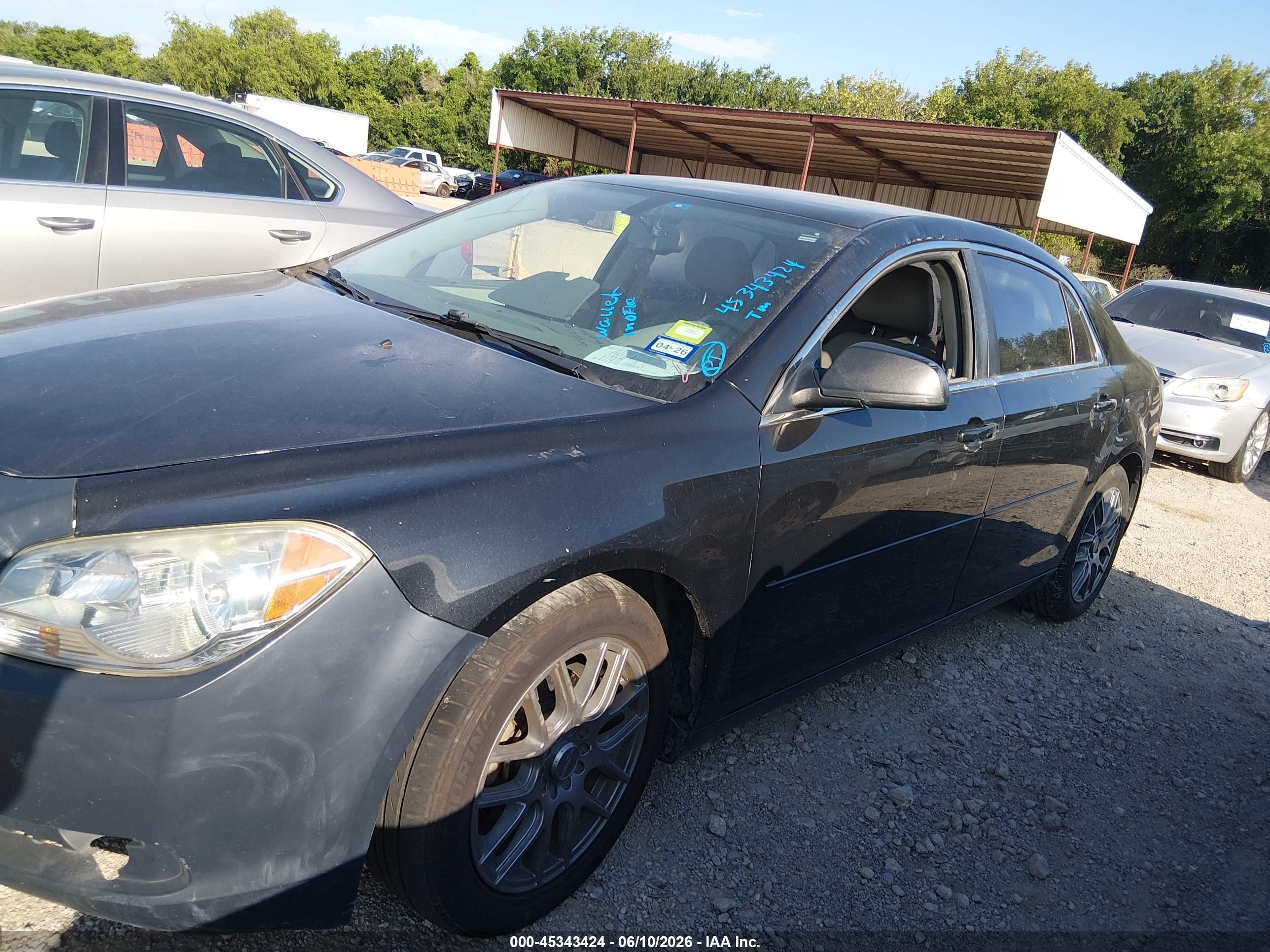 2012 Chevrolet Malibu Ls Черный vin: 1G1ZB5E00CF283937