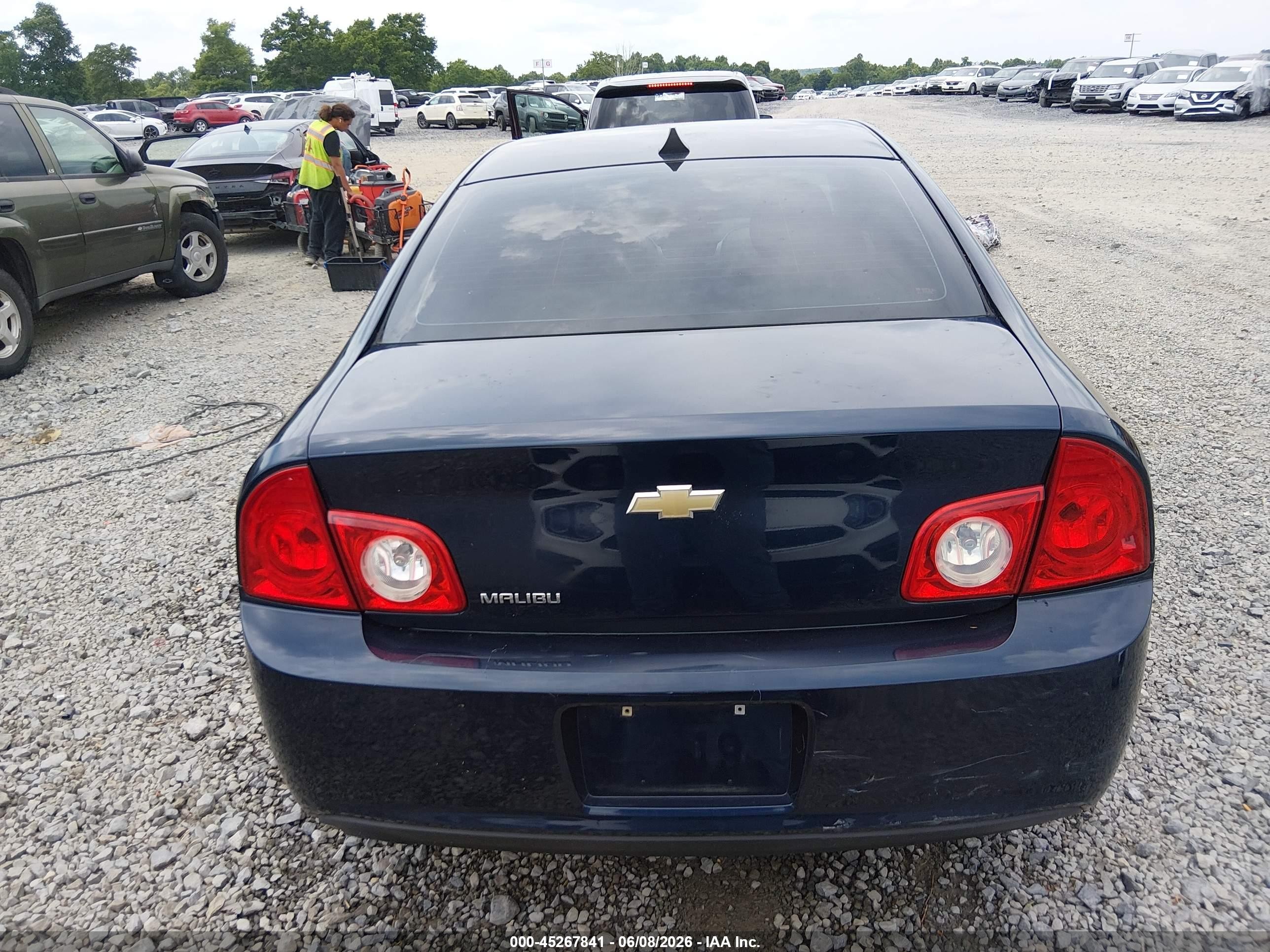 2012 Chevrolet Malibu Ls Blue vin: 1G1ZB5E00CF323563