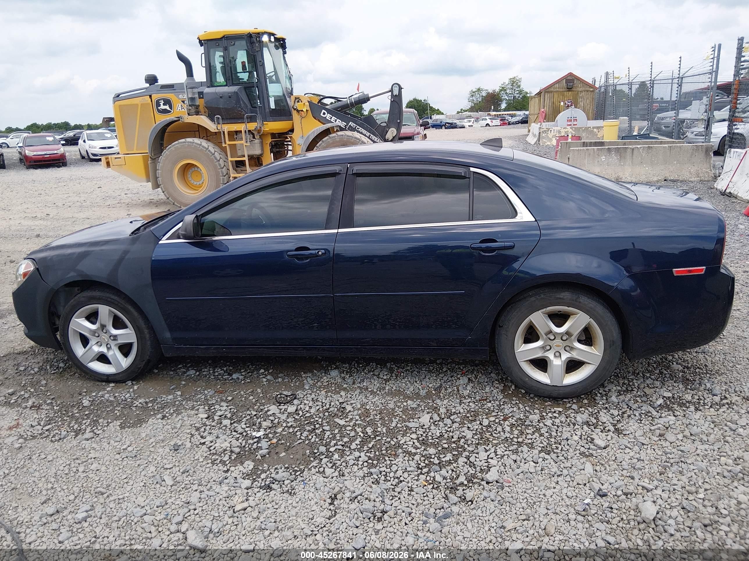 2012 Chevrolet Malibu Ls Blue vin: 1G1ZB5E00CF323563