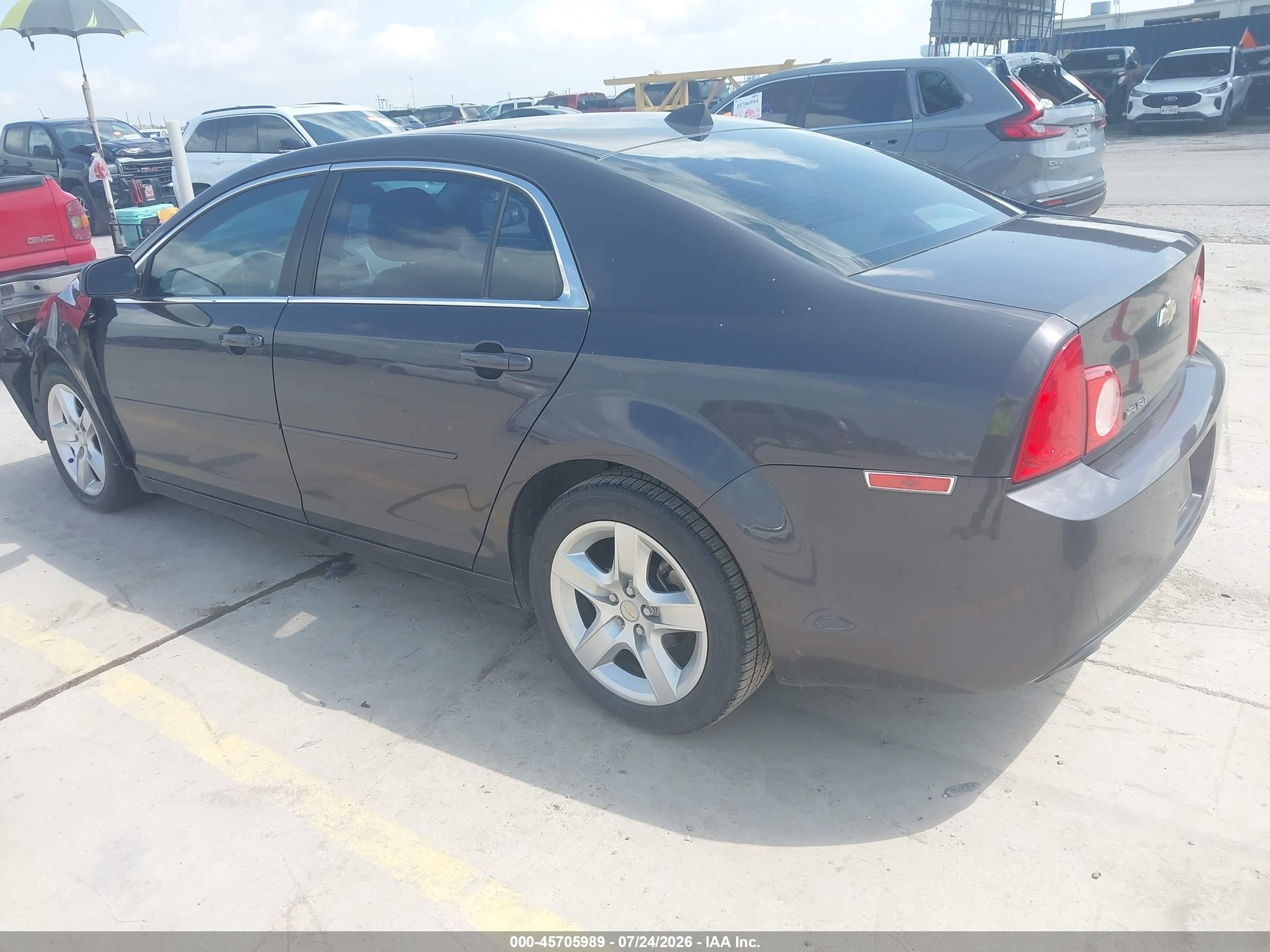 2012 Chevrolet Malibu Ls Gray vin: 1G1ZB5E00CF324907