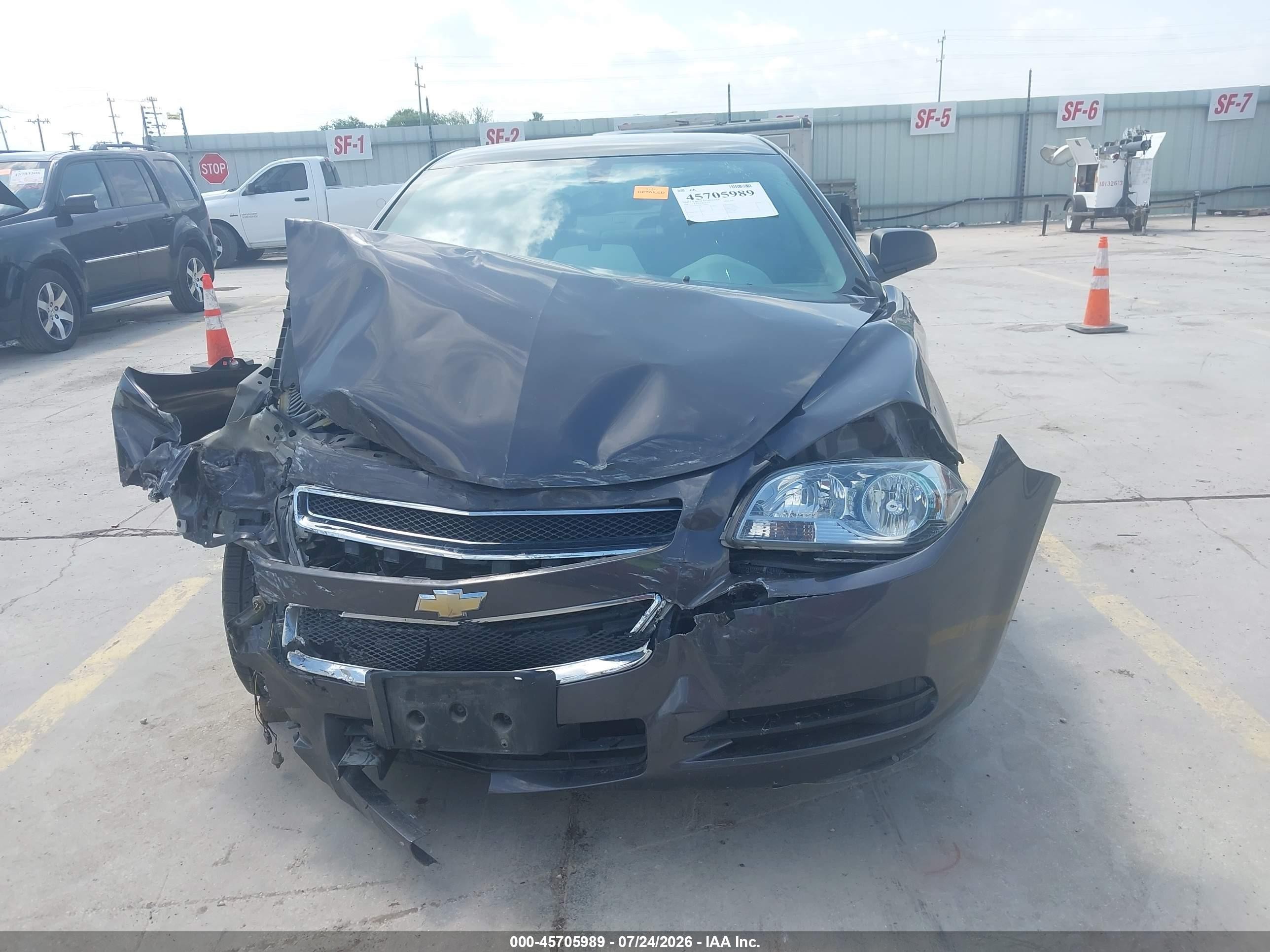 2012 Chevrolet Malibu Ls Gray vin: 1G1ZB5E00CF324907