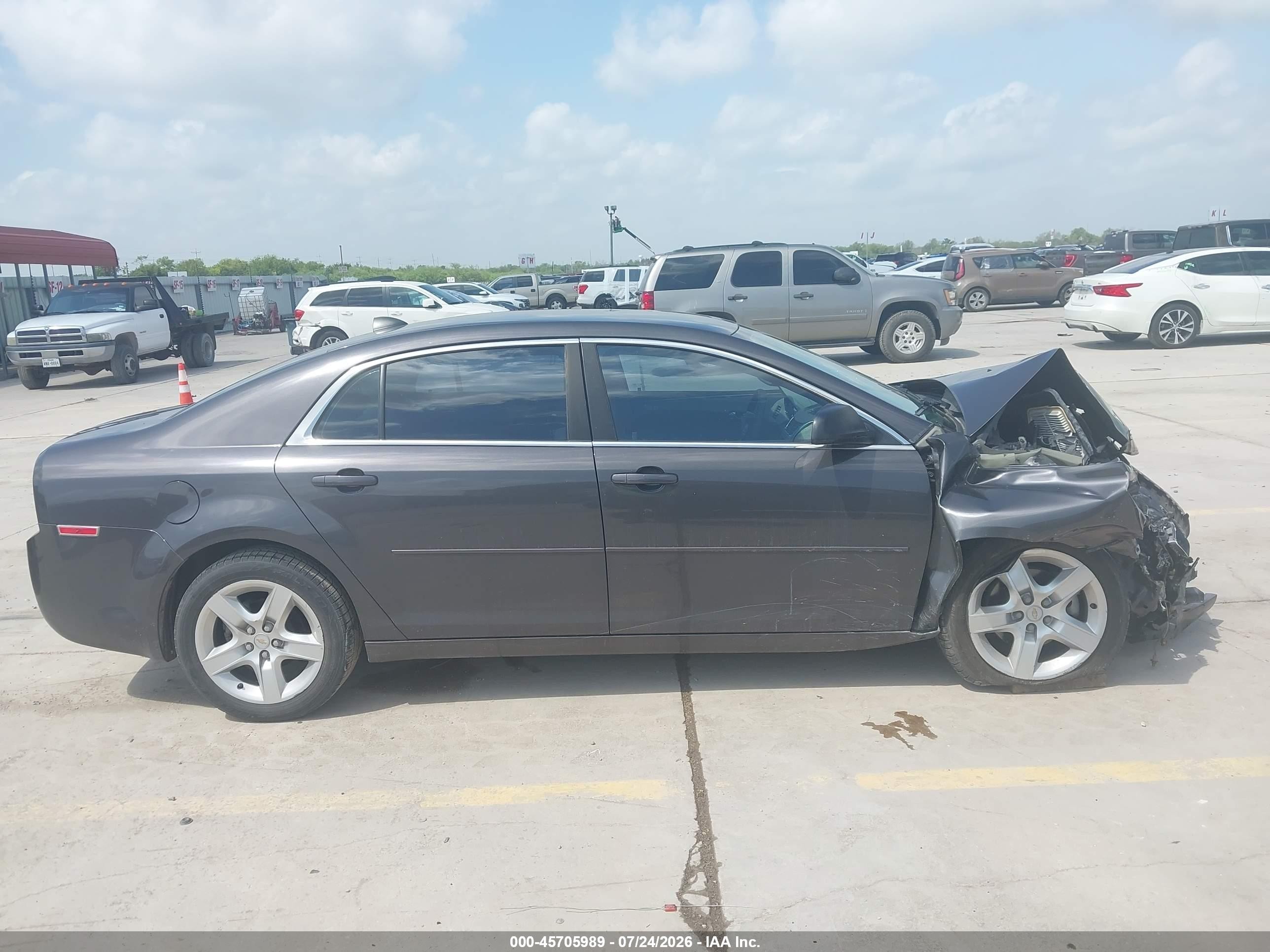 2012 Chevrolet Malibu Ls Gray vin: 1G1ZB5E00CF324907