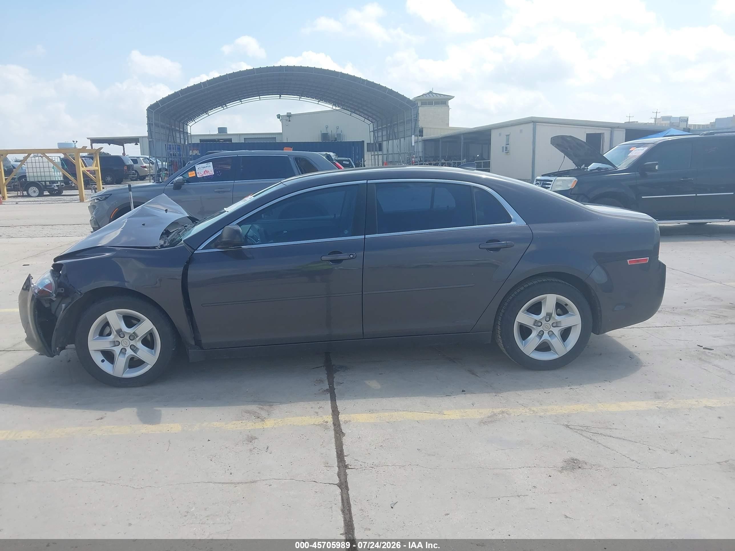 2012 Chevrolet Malibu Ls Gray vin: 1G1ZB5E00CF324907