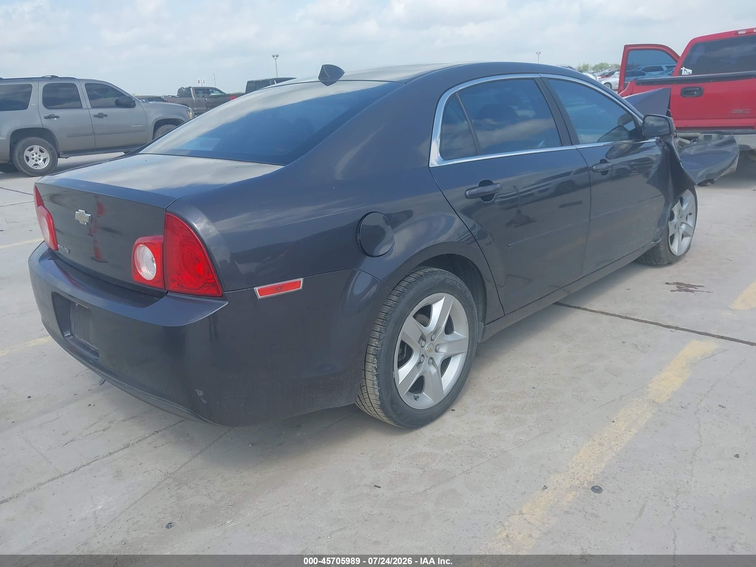 2012 Chevrolet Malibu Ls Gray vin: 1G1ZB5E00CF324907